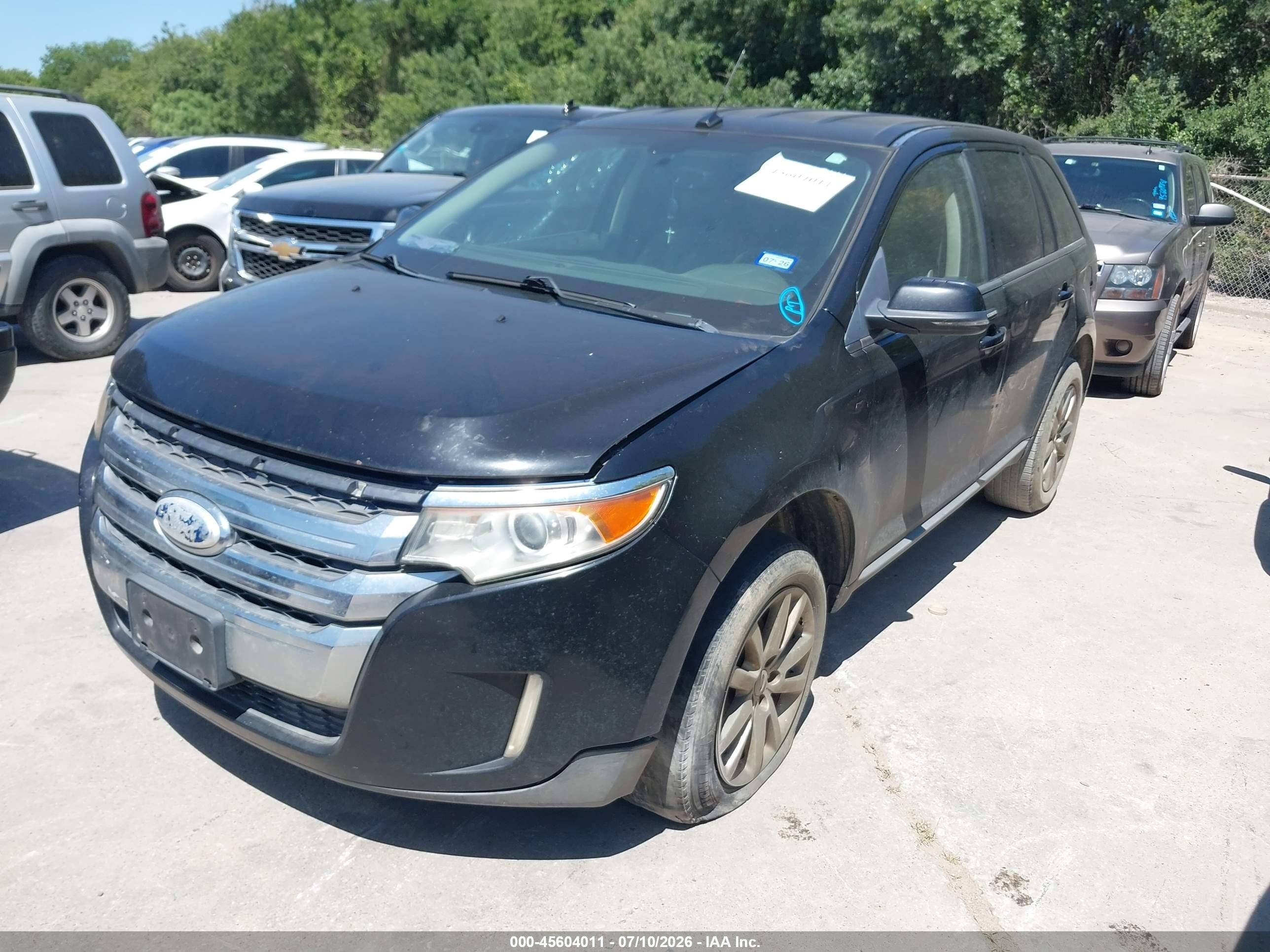 2012 Ford Edge Limited Black vin: 2FMDK3KC0CBA05833