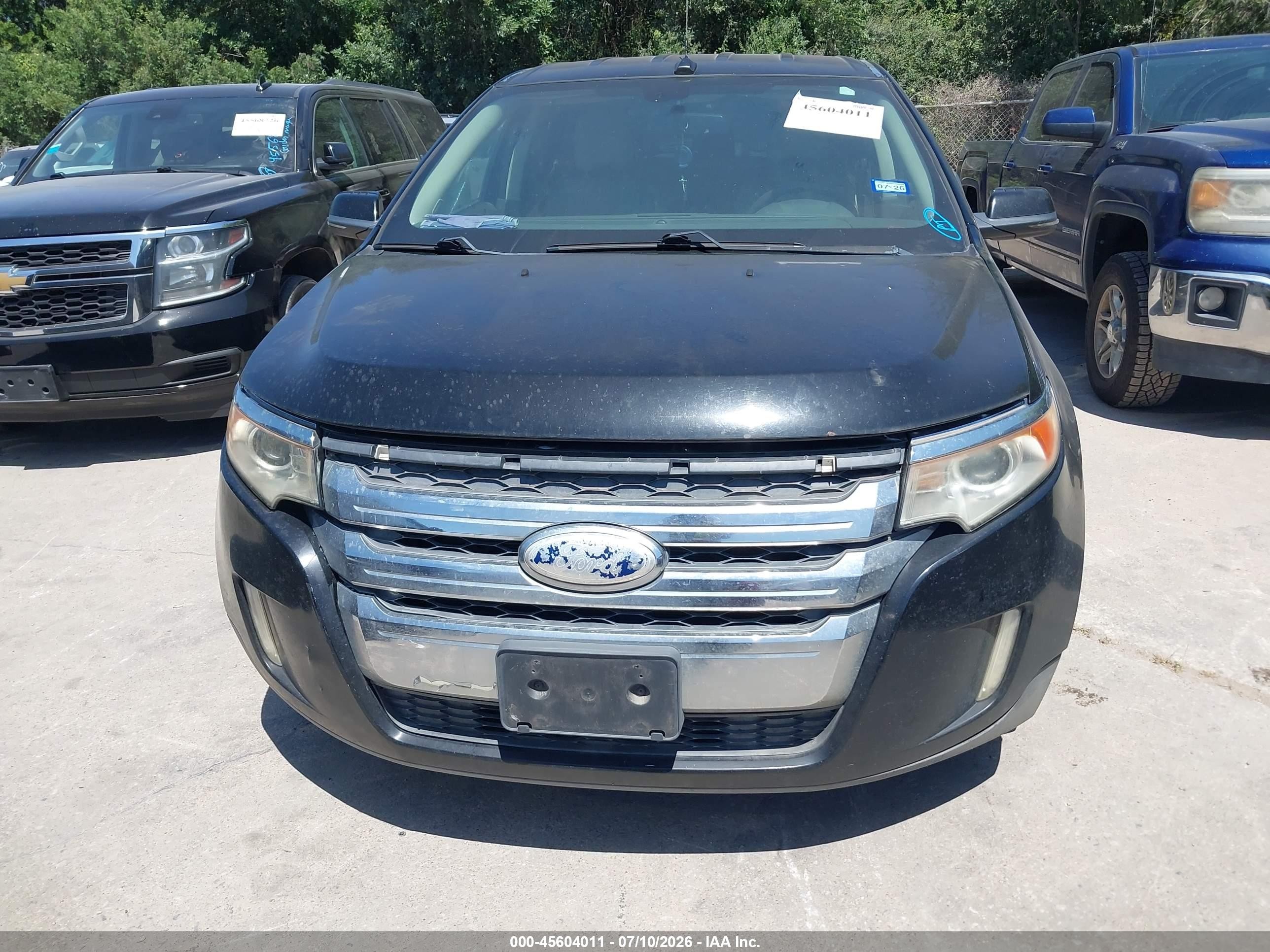 2012 Ford Edge Limited Black vin: 2FMDK3KC0CBA05833