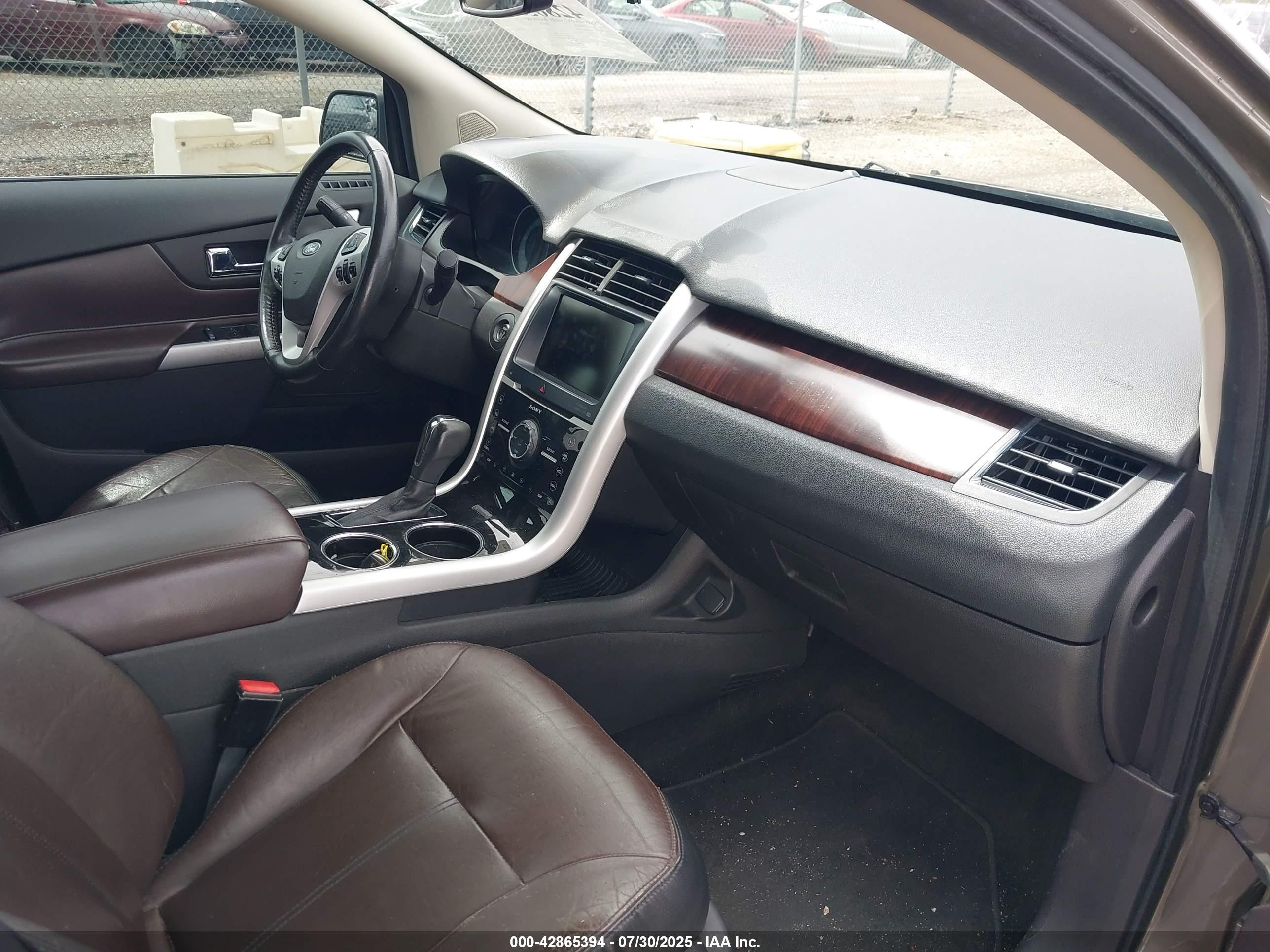 2013 Ford Edge Limited Бежевый vin: 2FMDK3KC0DBA10080