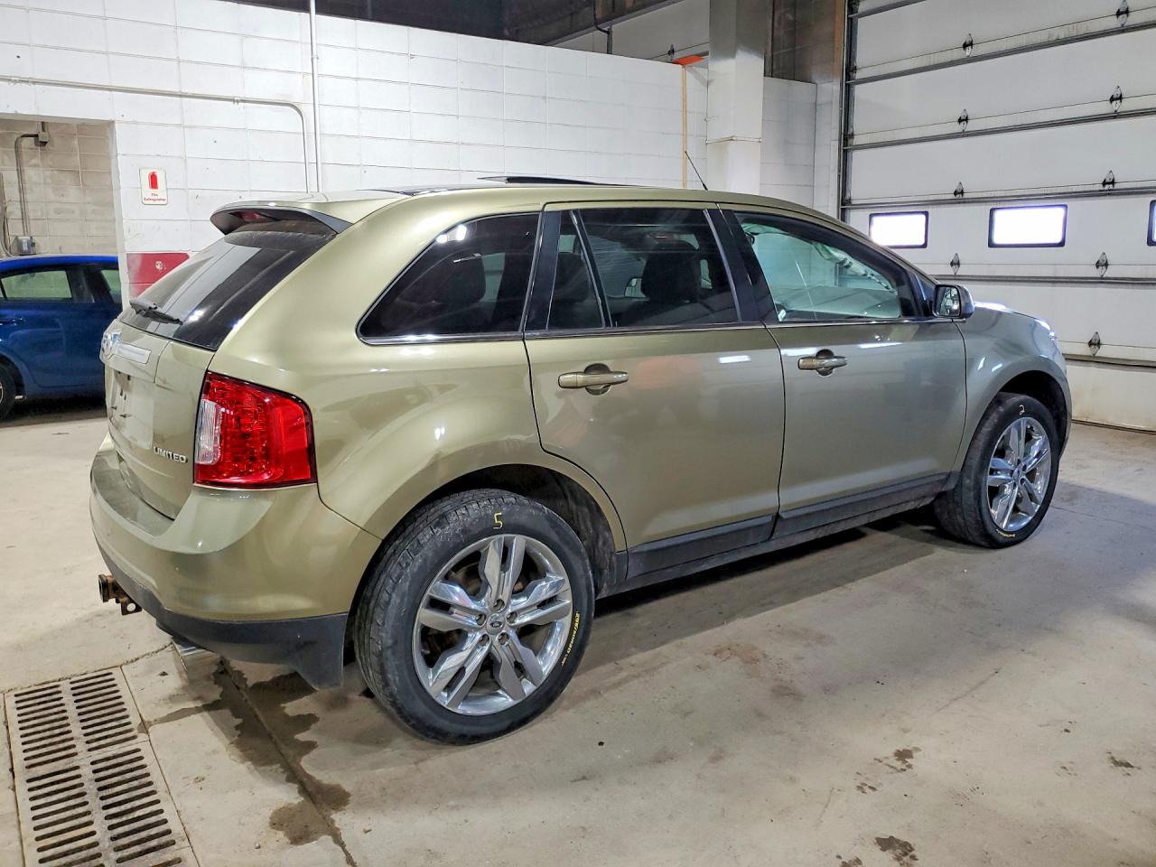 2013 Ford Edge Limited Green vin: 2FMDK3KC0DBA31981
