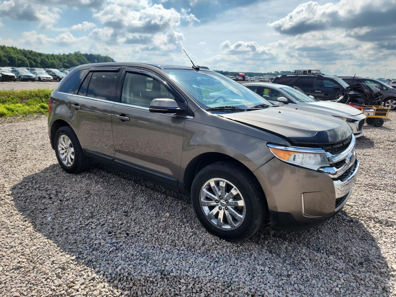 2013 Ford Edge Limited Tan vin: 2FMDK3KC0DBA79156