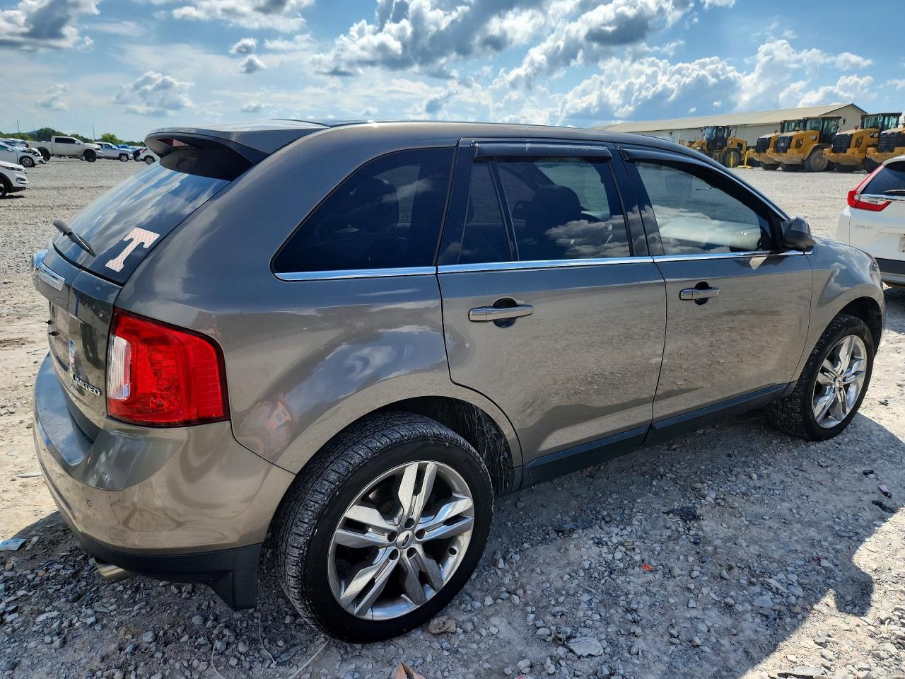 2013 Ford Edge Limited Tan vin: 2FMDK3KC0DBB09269