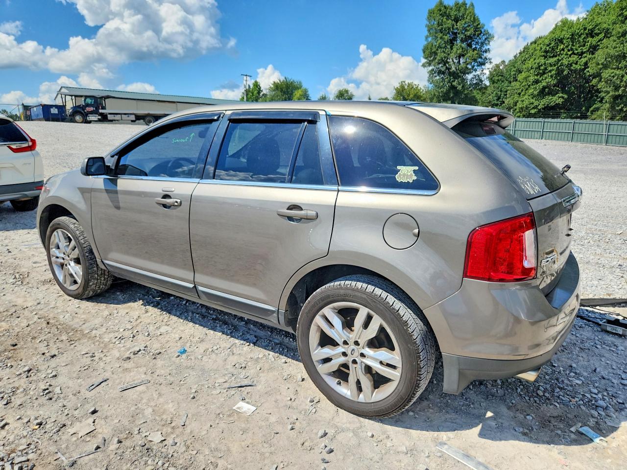 2013 Ford Edge Limited Tan vin: 2FMDK3KC0DBB09269