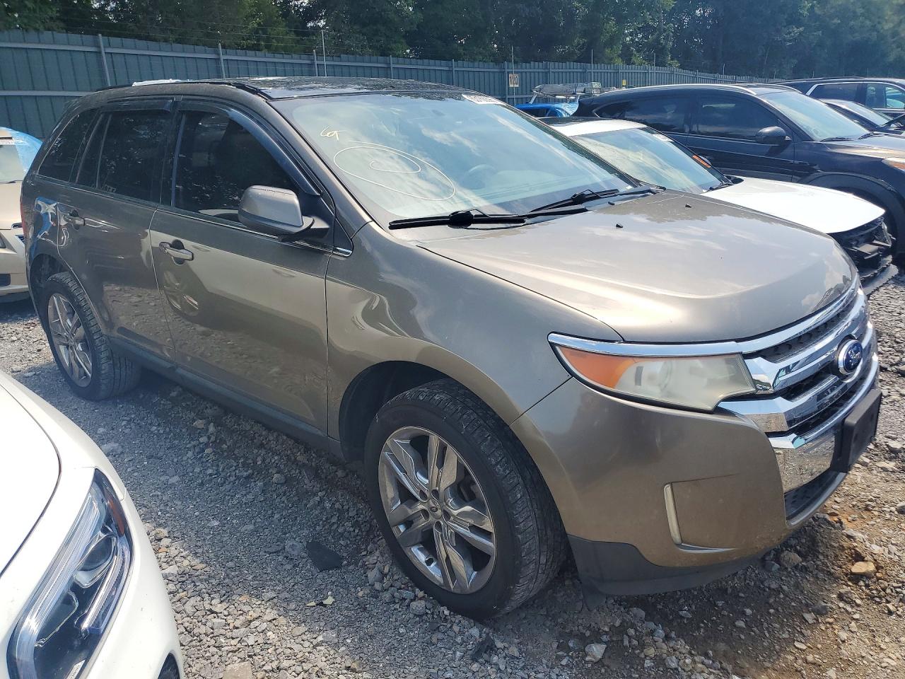 2013 Ford Edge Limited Tan vin: 2FMDK3KC0DBB09269