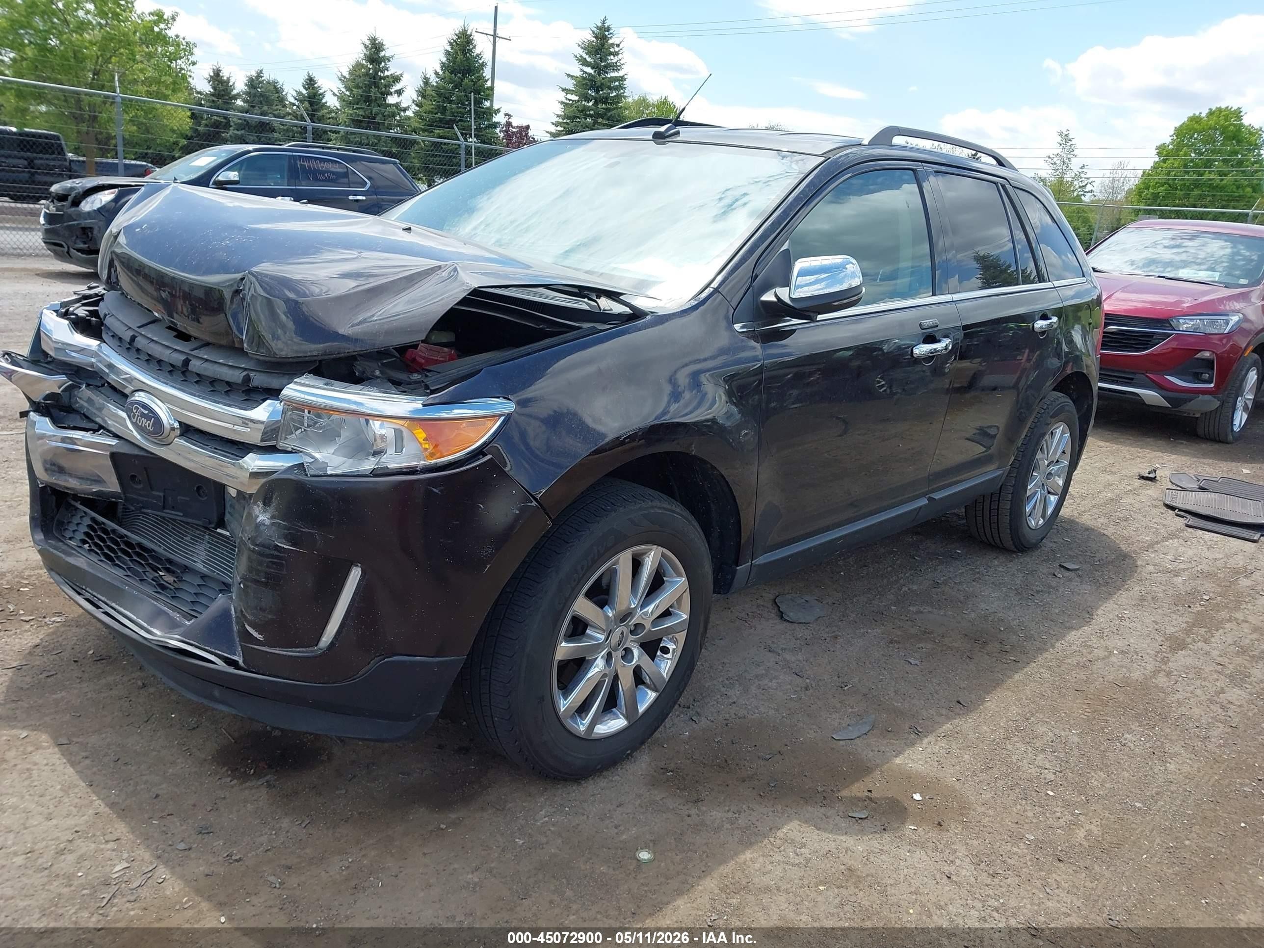 2014 Ford Edge Limited Brown vin: 2FMDK3KC0EBA03003