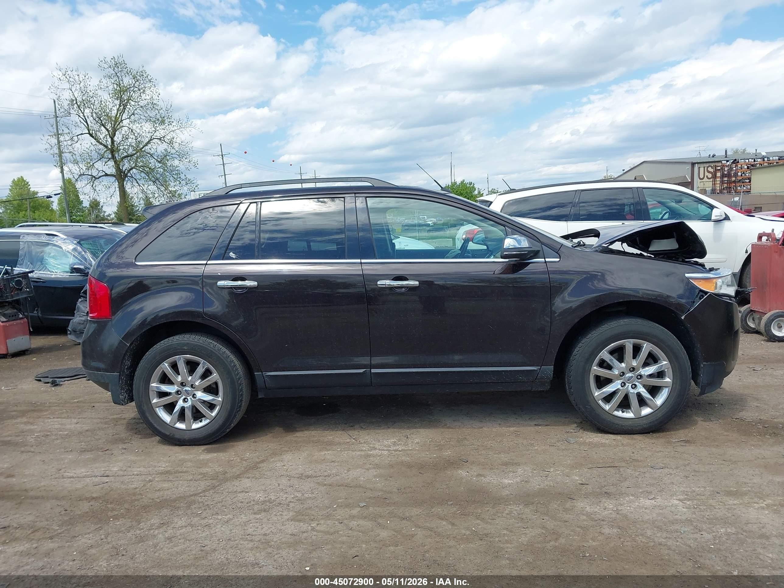 2014 Ford Edge Limited Brown vin: 2FMDK3KC0EBA03003