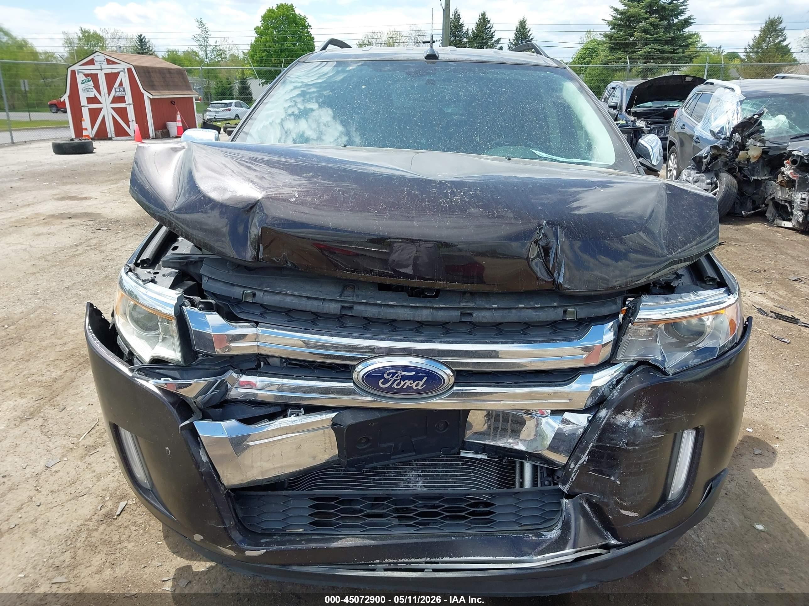 2014 Ford Edge Limited Brown vin: 2FMDK3KC0EBA03003