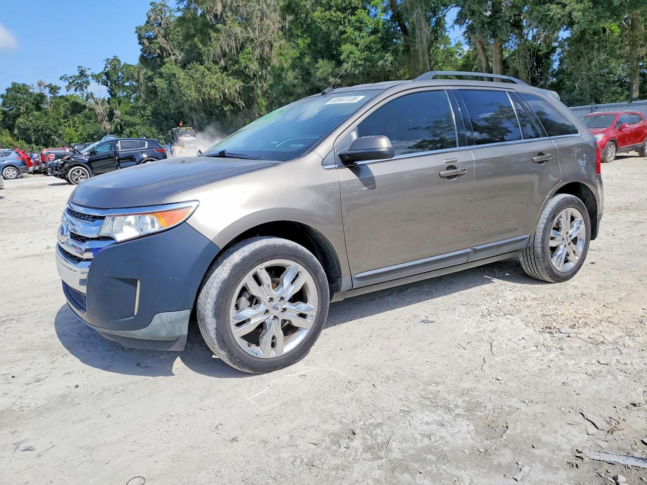 2014 Ford Edge Limited Серый vin: 2FMDK3KC0EBA05169