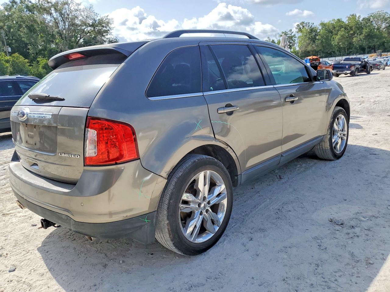 2014 Ford Edge Limited Gray vin: 2FMDK3KC0EBA05169