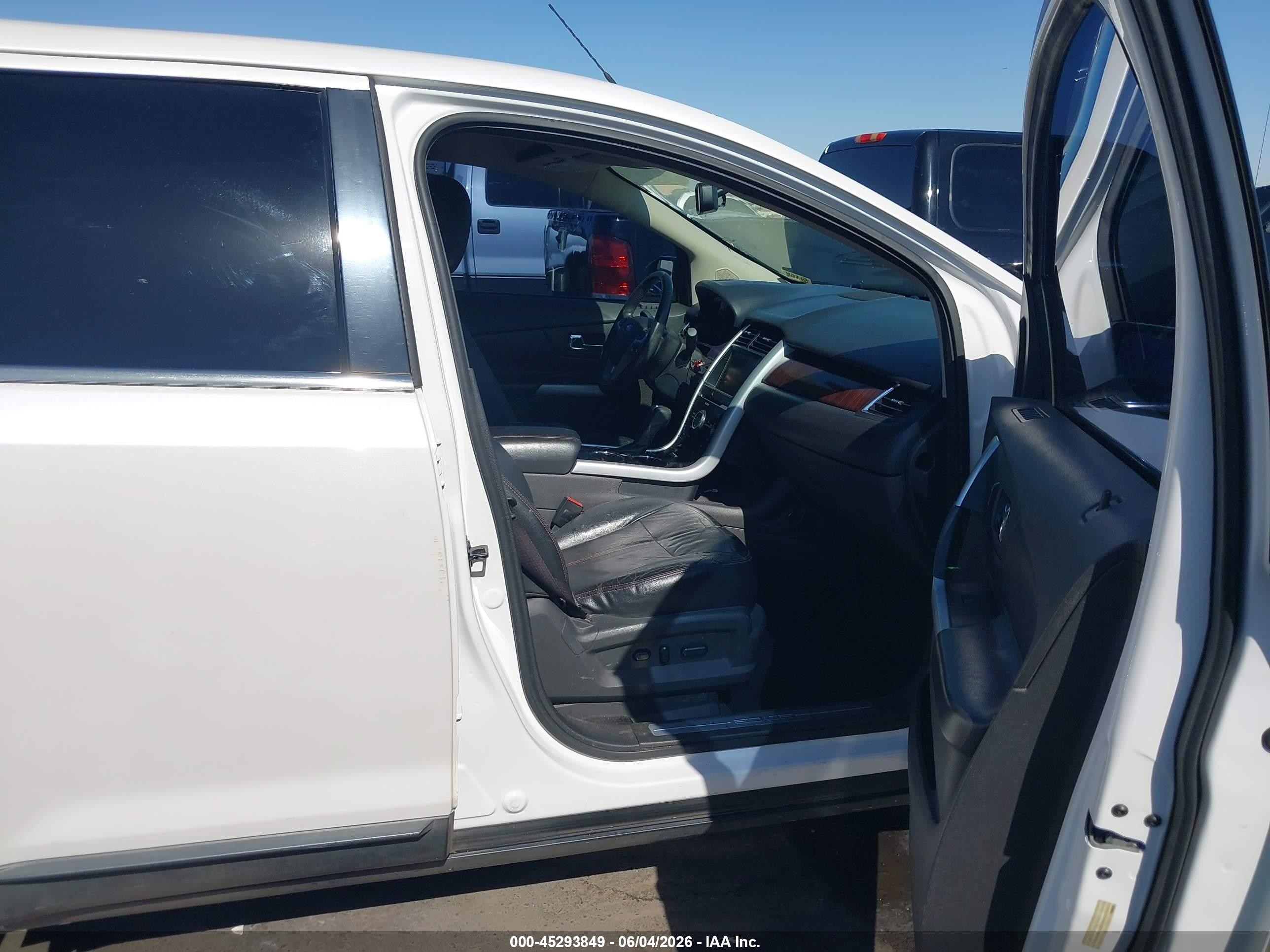 2014 Ford Edge Limited White vin: 2FMDK3KC0EBA08038