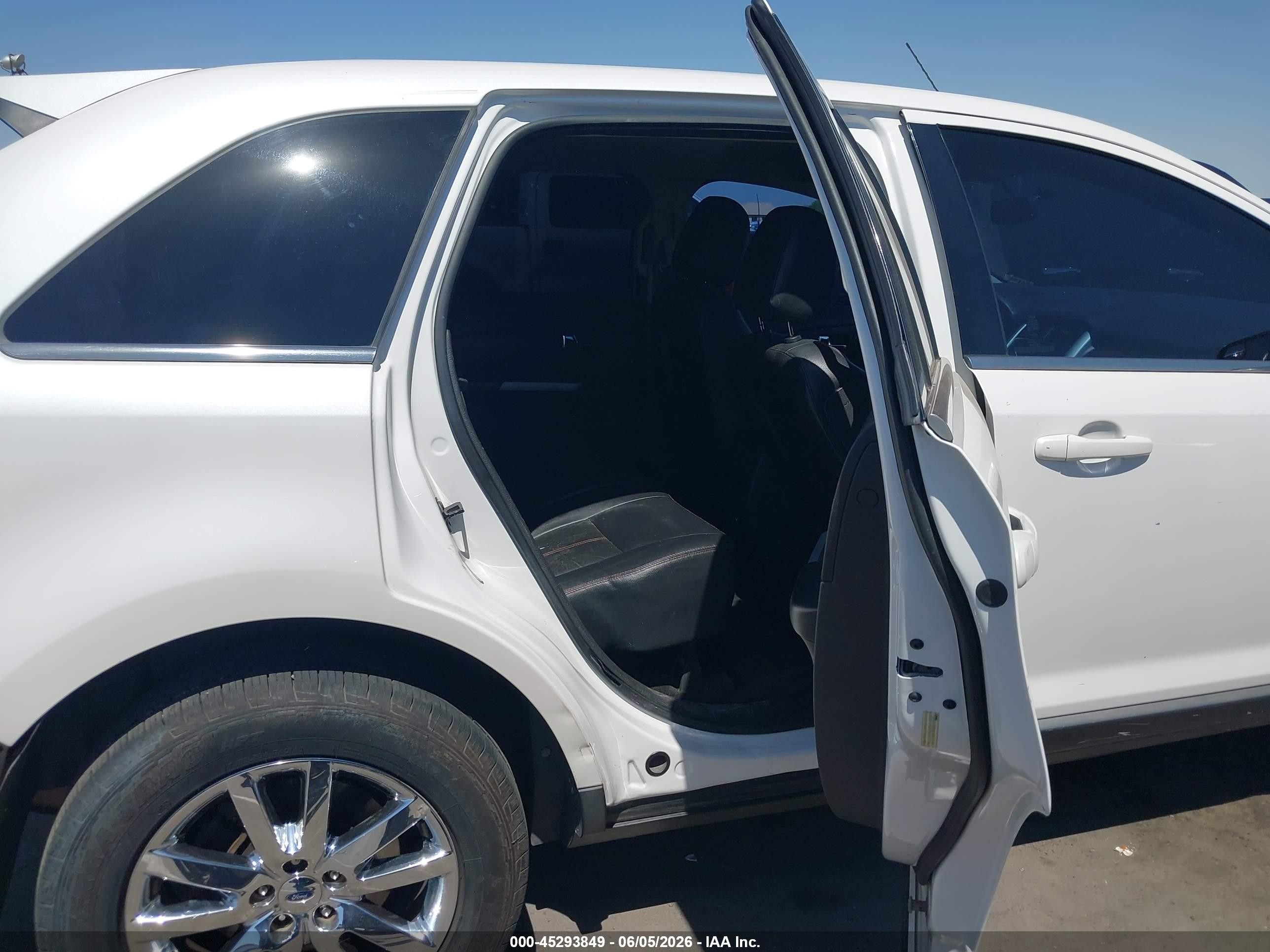 2014 Ford Edge Limited White vin: 2FMDK3KC0EBA08038