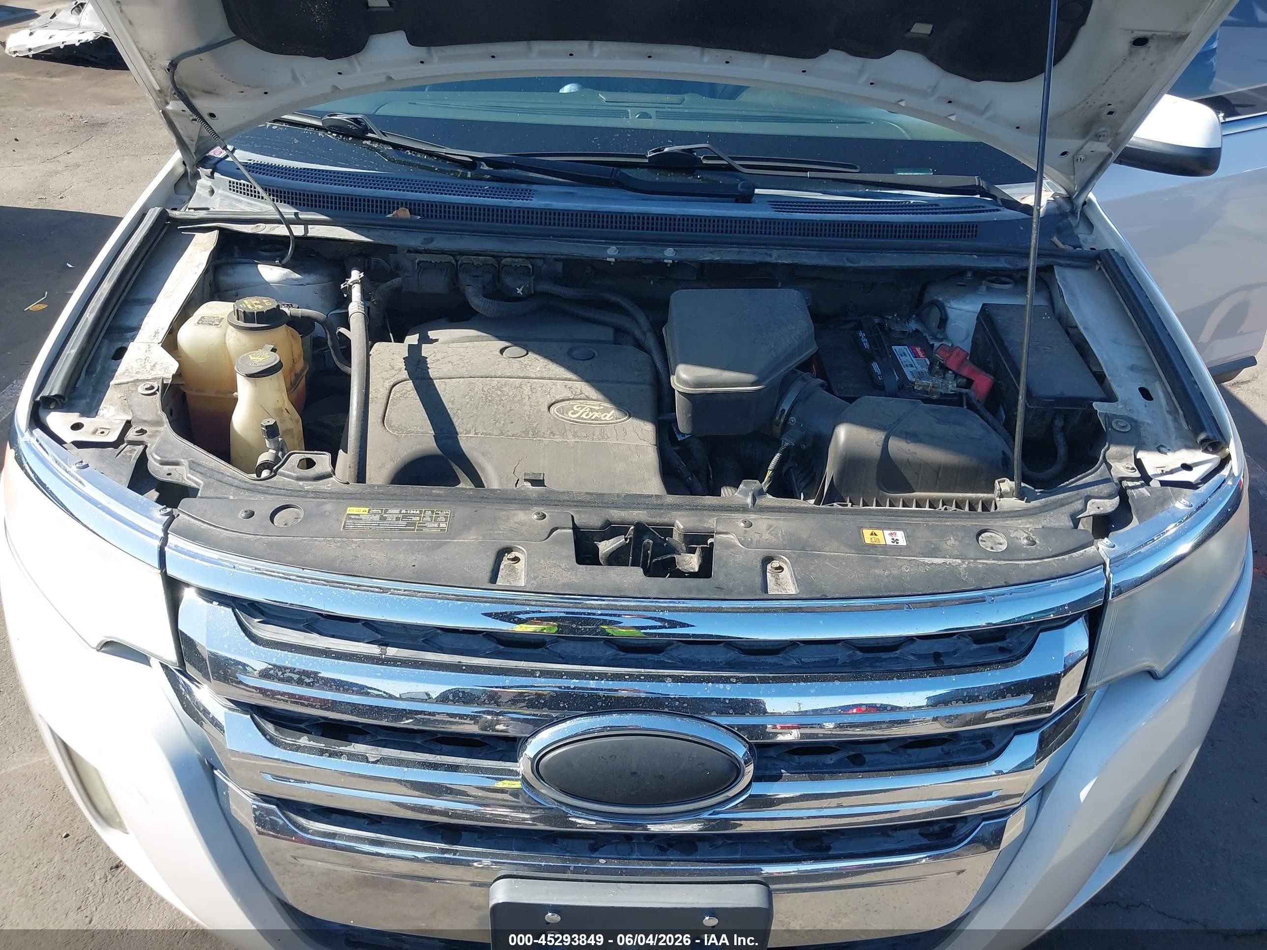 2014 Ford Edge Limited White vin: 2FMDK3KC0EBA08038