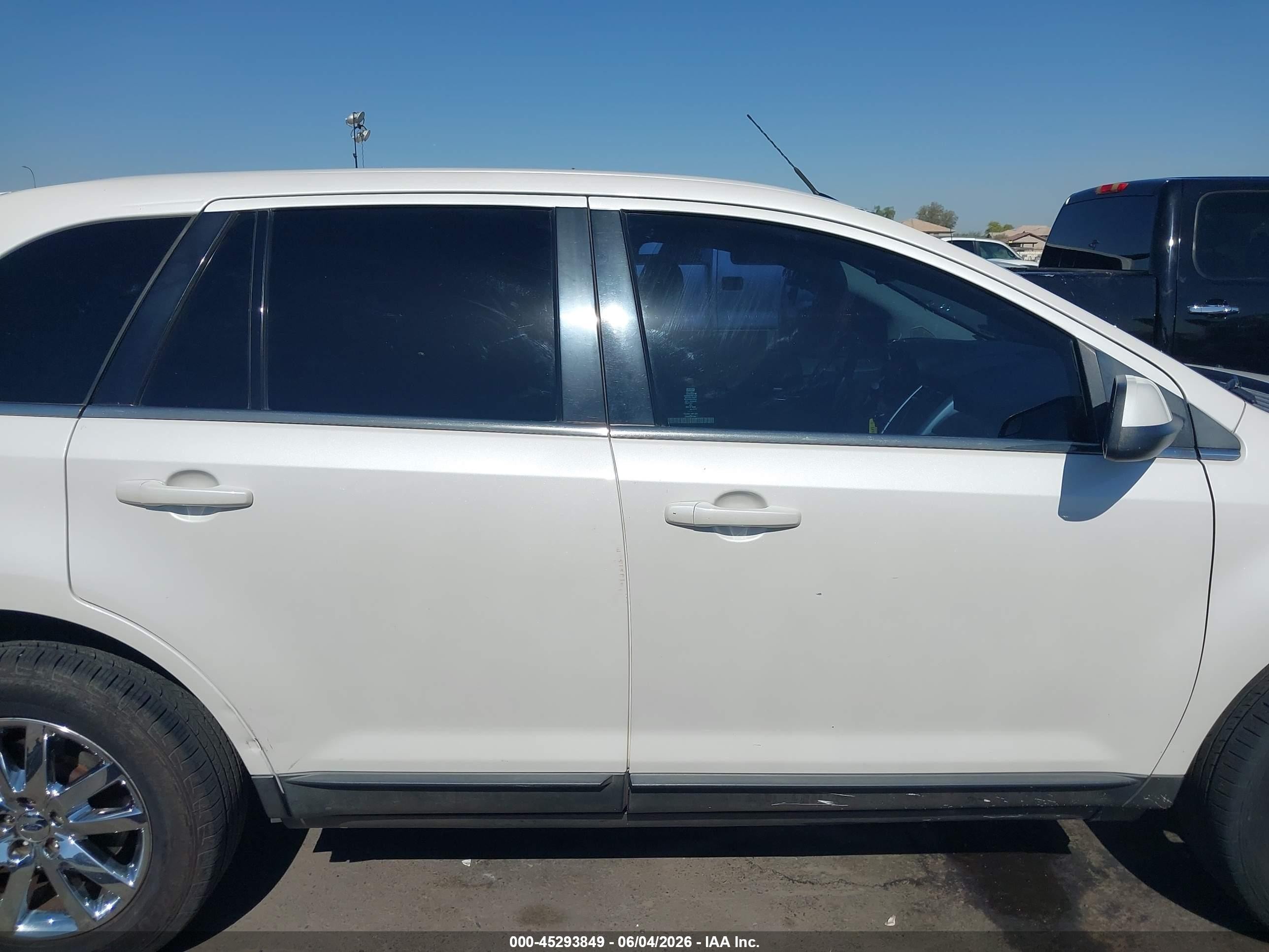 2014 Ford Edge Limited White vin: 2FMDK3KC0EBA08038