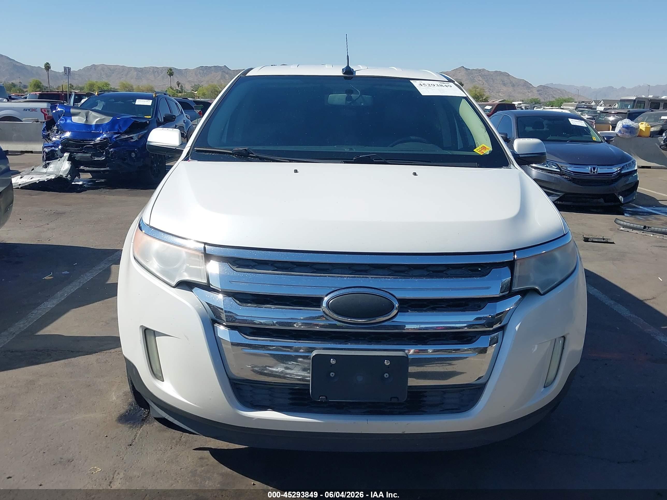 2014 Ford Edge Limited White vin: 2FMDK3KC0EBA08038