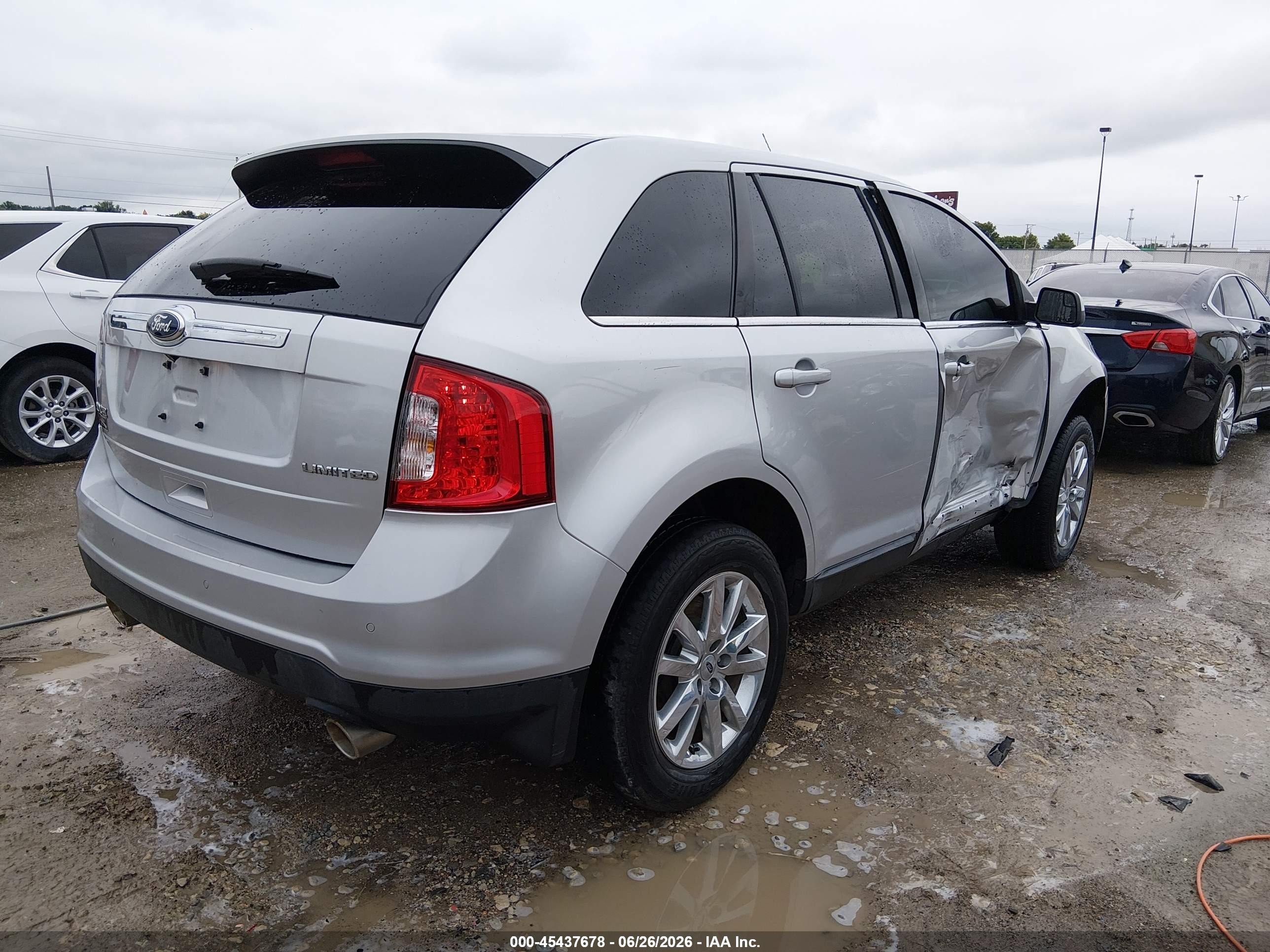 2014 Ford Edge Limited Gray vin: 2FMDK3KC0EBA19279