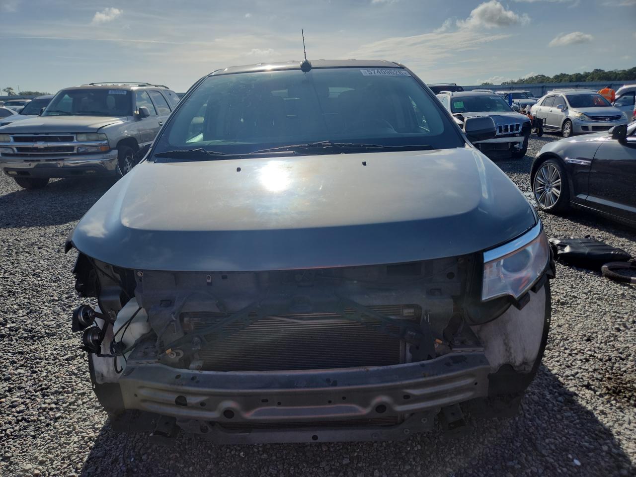 2014 Ford Edge Limited Gray vin: 2FMDK3KC0EBA19430