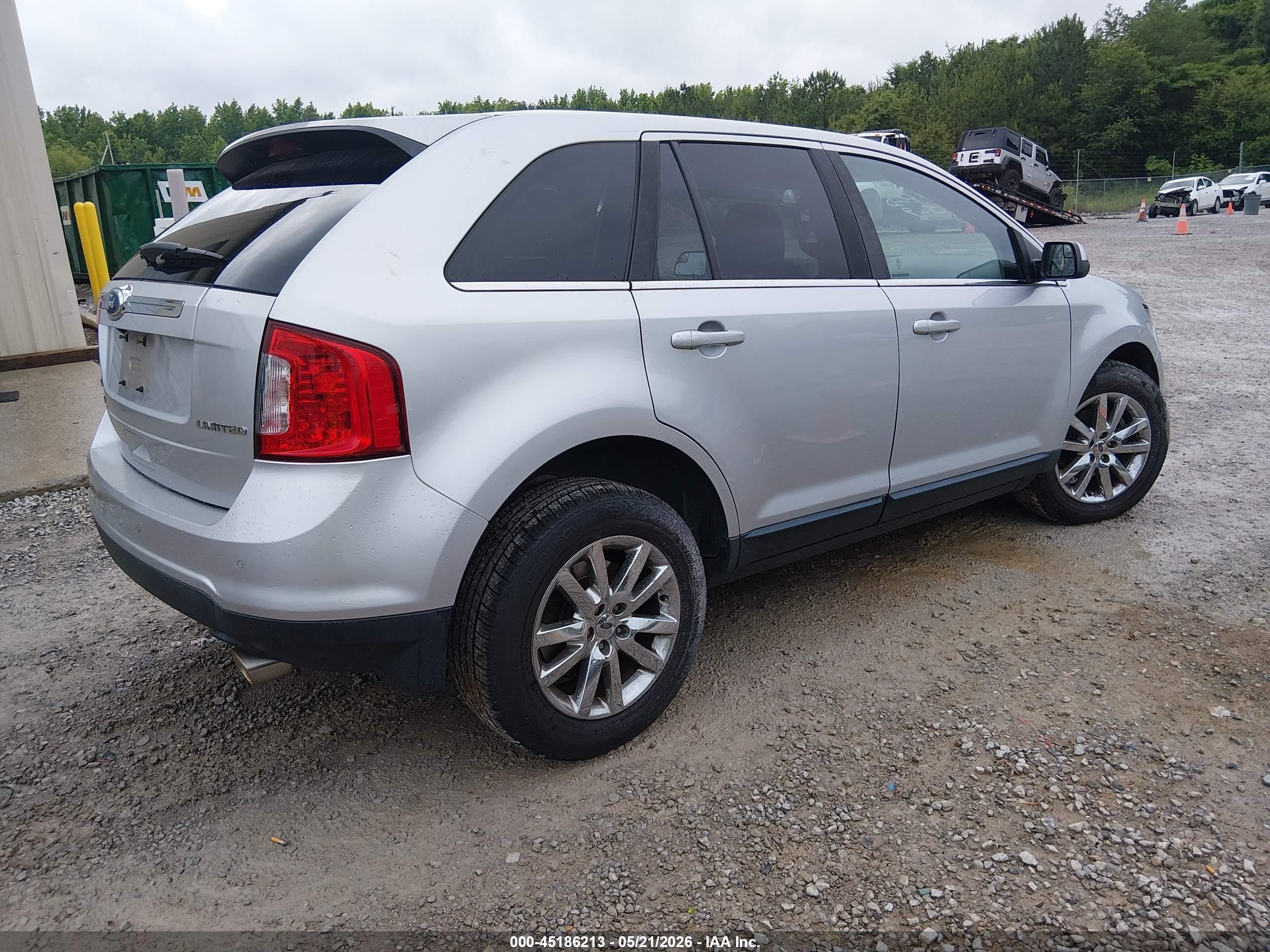 2014 Ford Edge Limited Gray vin: 2FMDK3KC0EBA41850