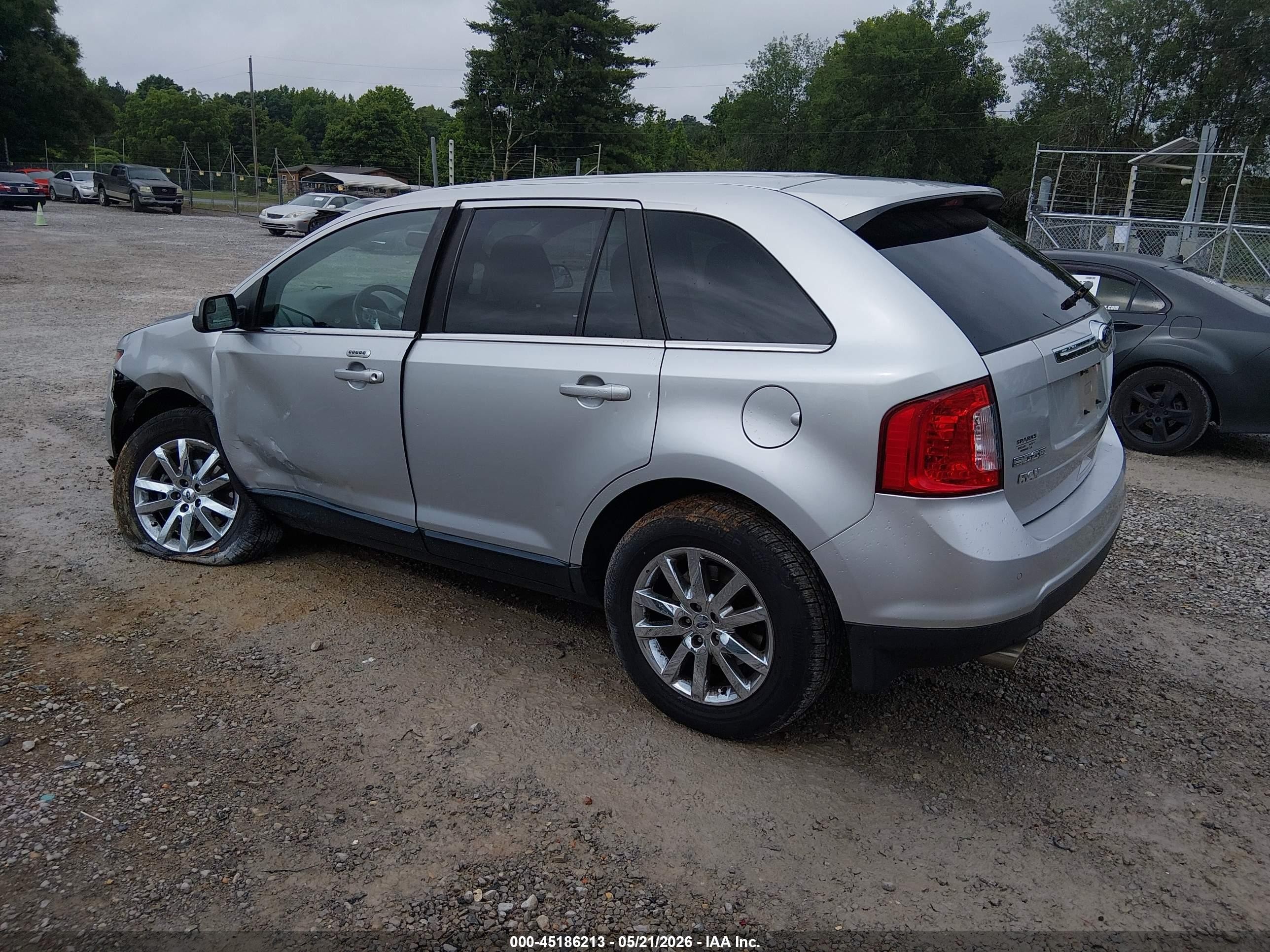 2014 Ford Edge Limited Gray vin: 2FMDK3KC0EBA41850