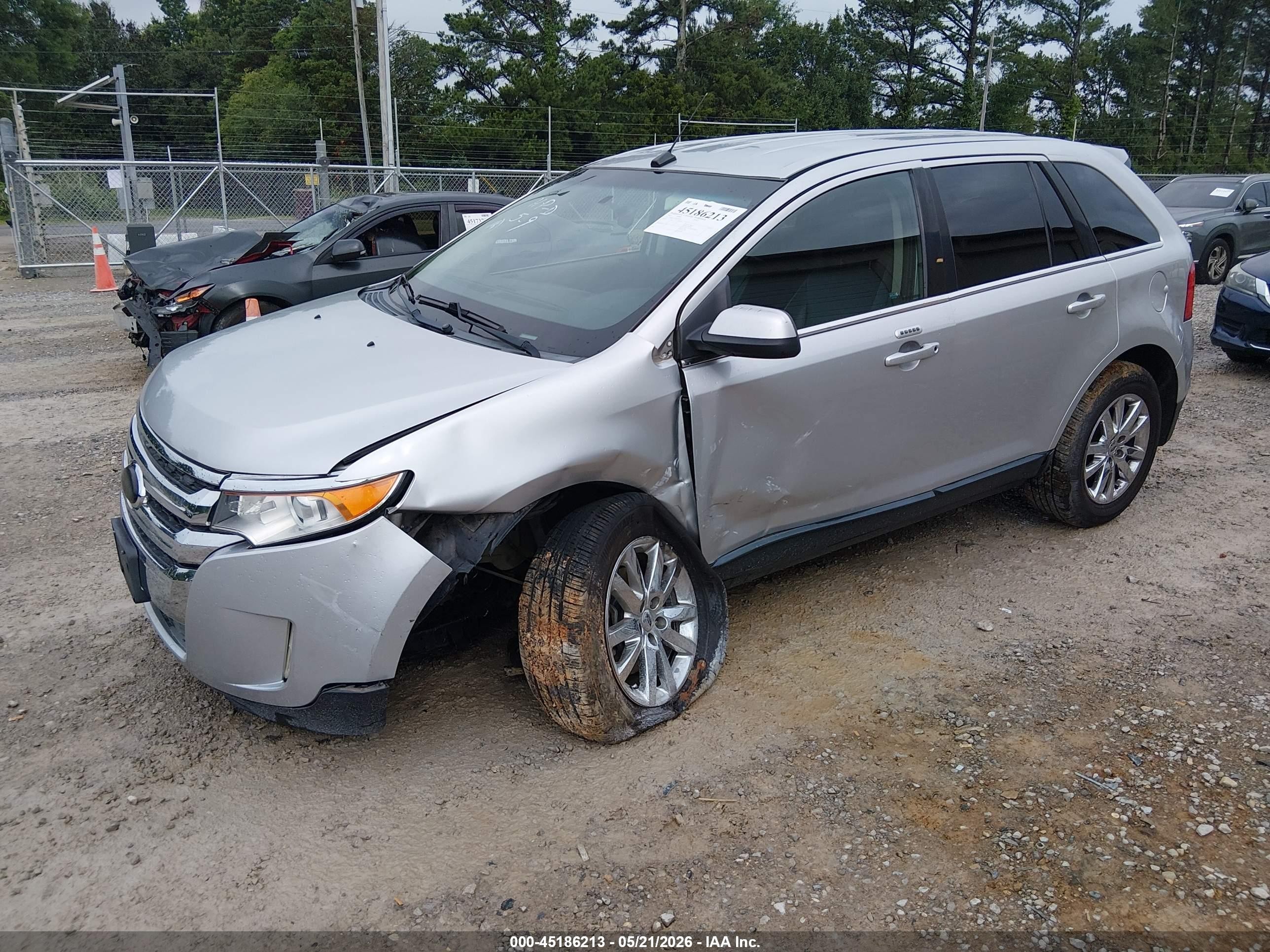 2014 Ford Edge Limited Gray vin: 2FMDK3KC0EBA41850