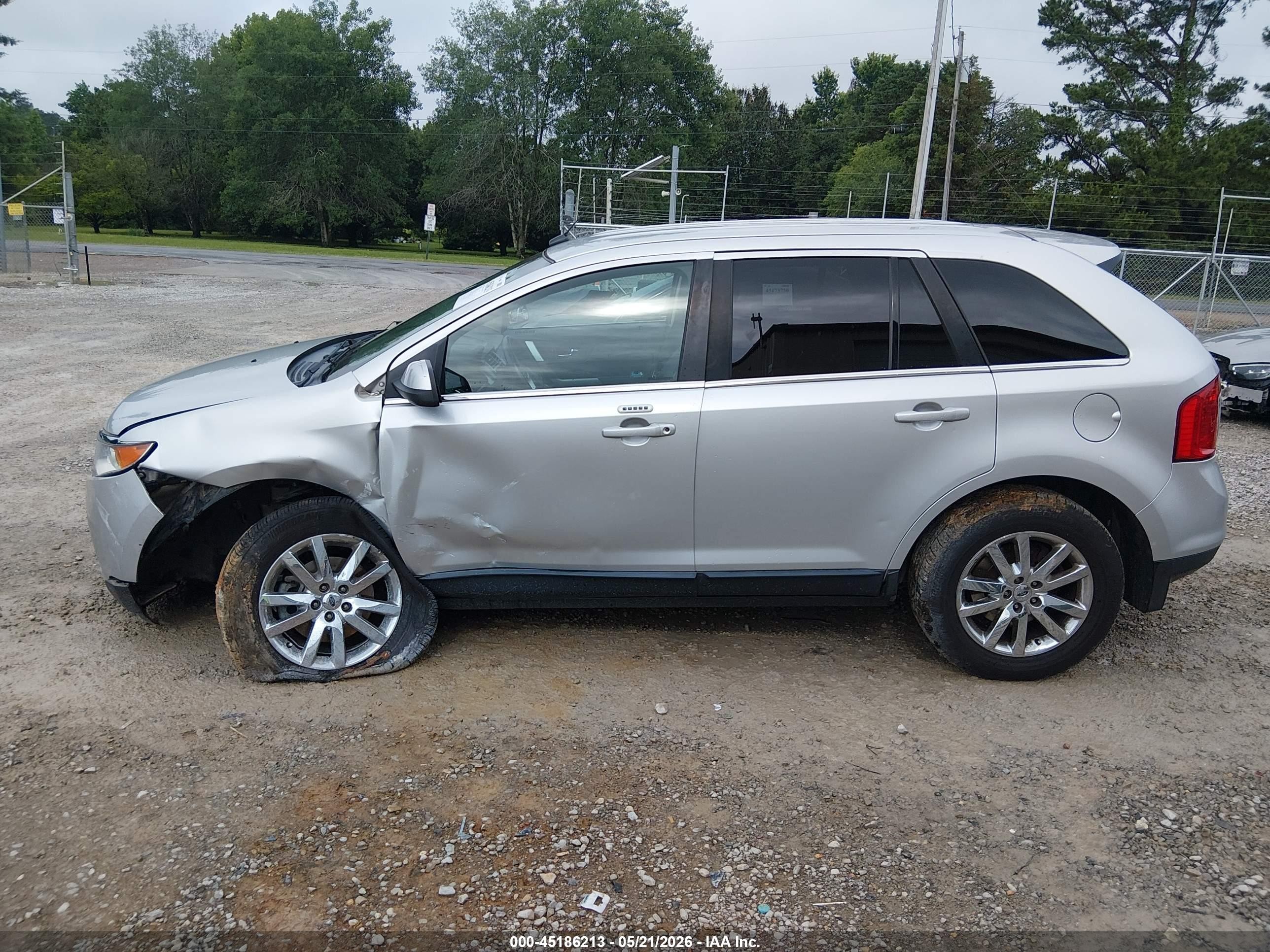2014 Ford Edge Limited Gray vin: 2FMDK3KC0EBA41850