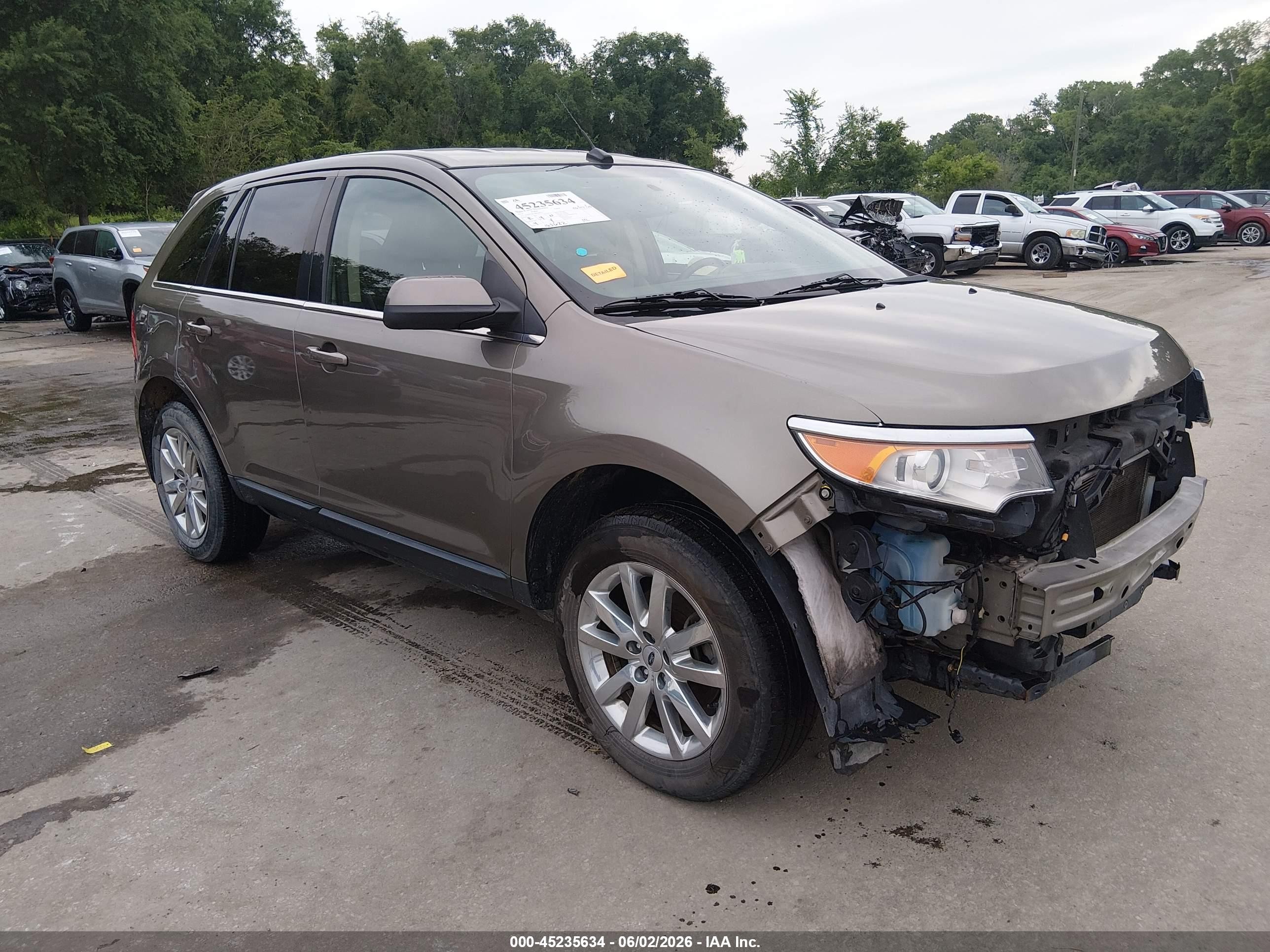 2014 Ford Edge Limited Gray vin: 2FMDK3KC0EBA86156