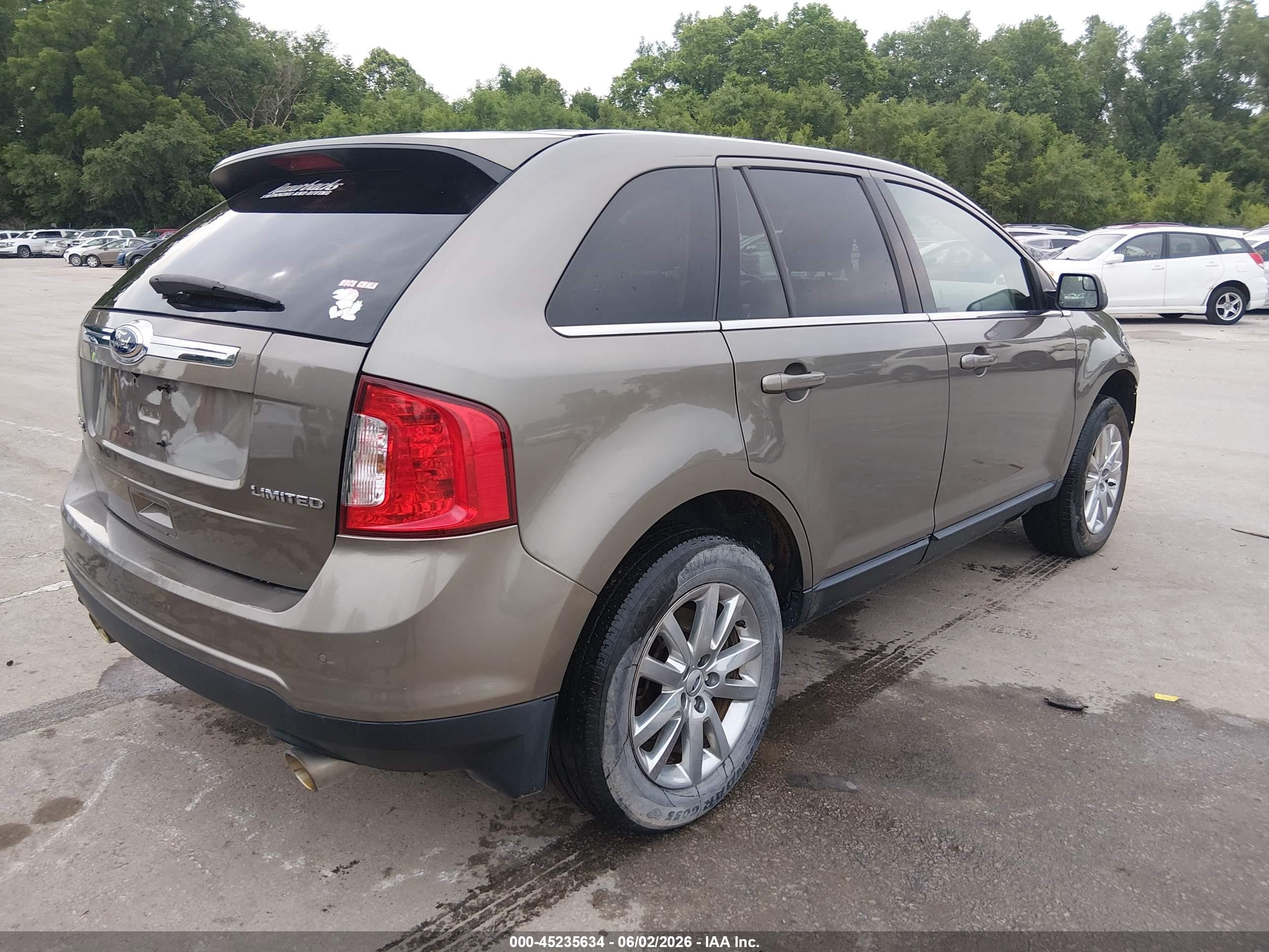 2014 Ford Edge Limited Gray vin: 2FMDK3KC0EBA86156