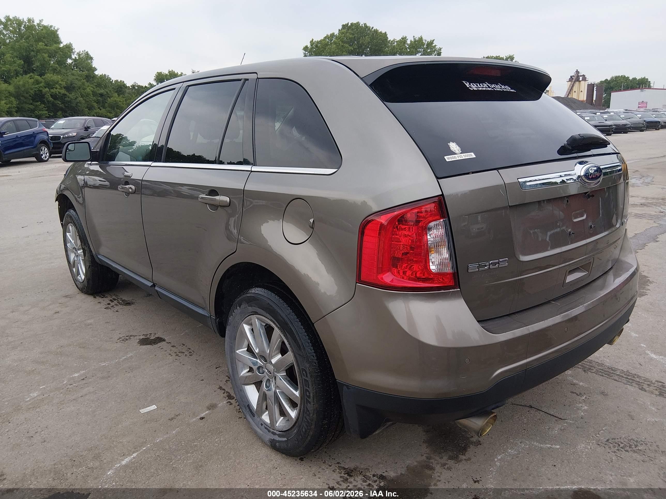 2014 Ford Edge Limited Gray vin: 2FMDK3KC0EBA86156