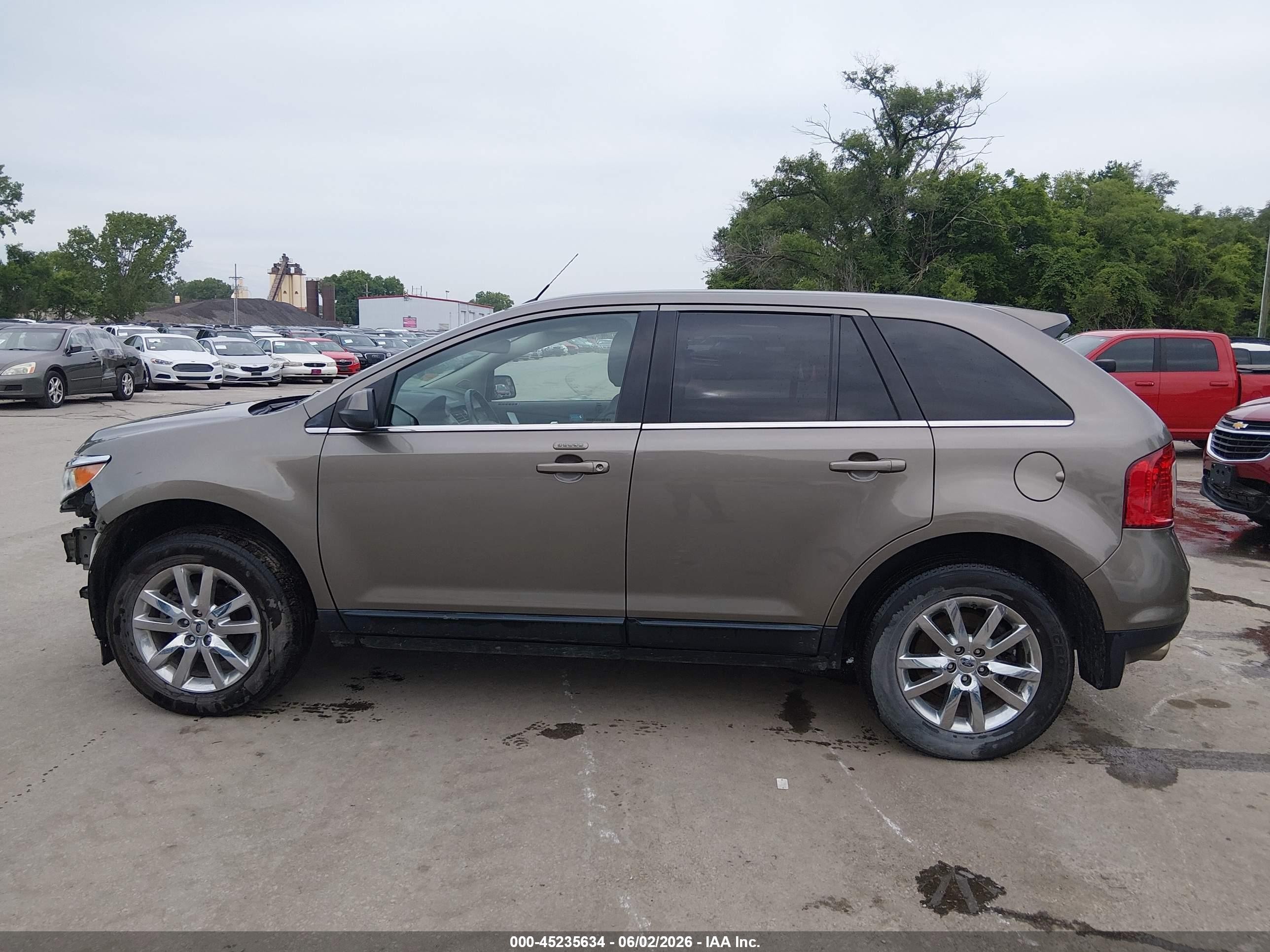 2014 Ford Edge Limited Gray vin: 2FMDK3KC0EBA86156