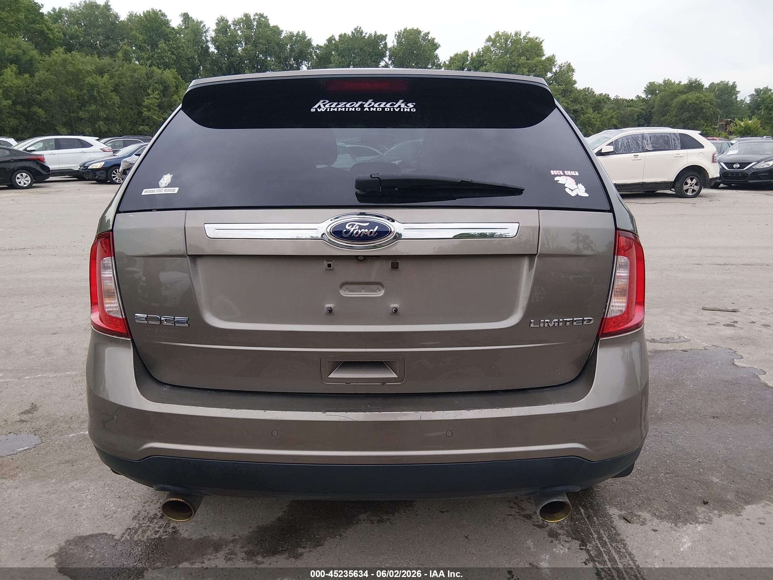 2014 Ford Edge Limited Gray vin: 2FMDK3KC0EBA86156