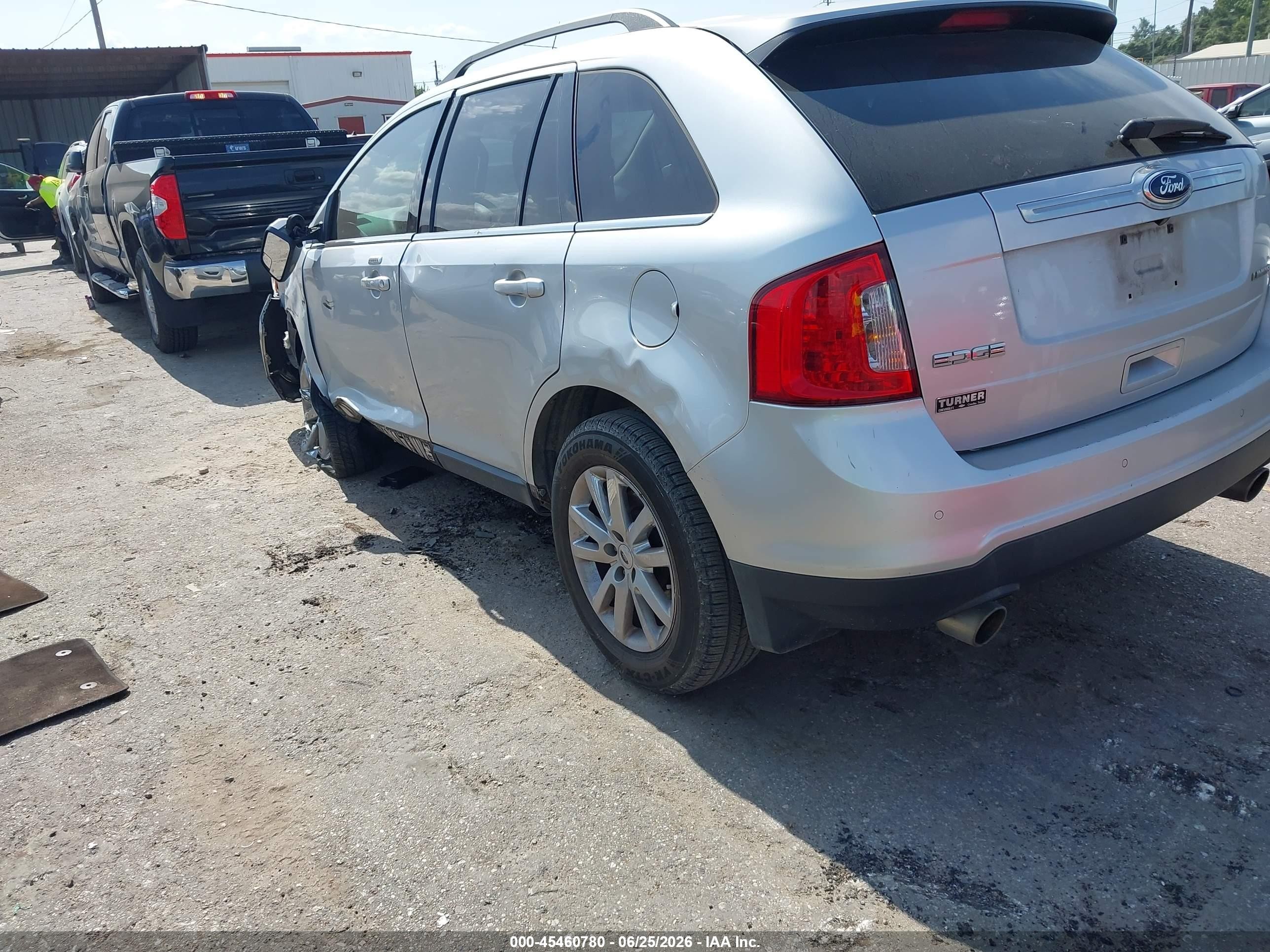 2014 Ford Edge Limited Silver vin: 2FMDK3KC0EBB24162