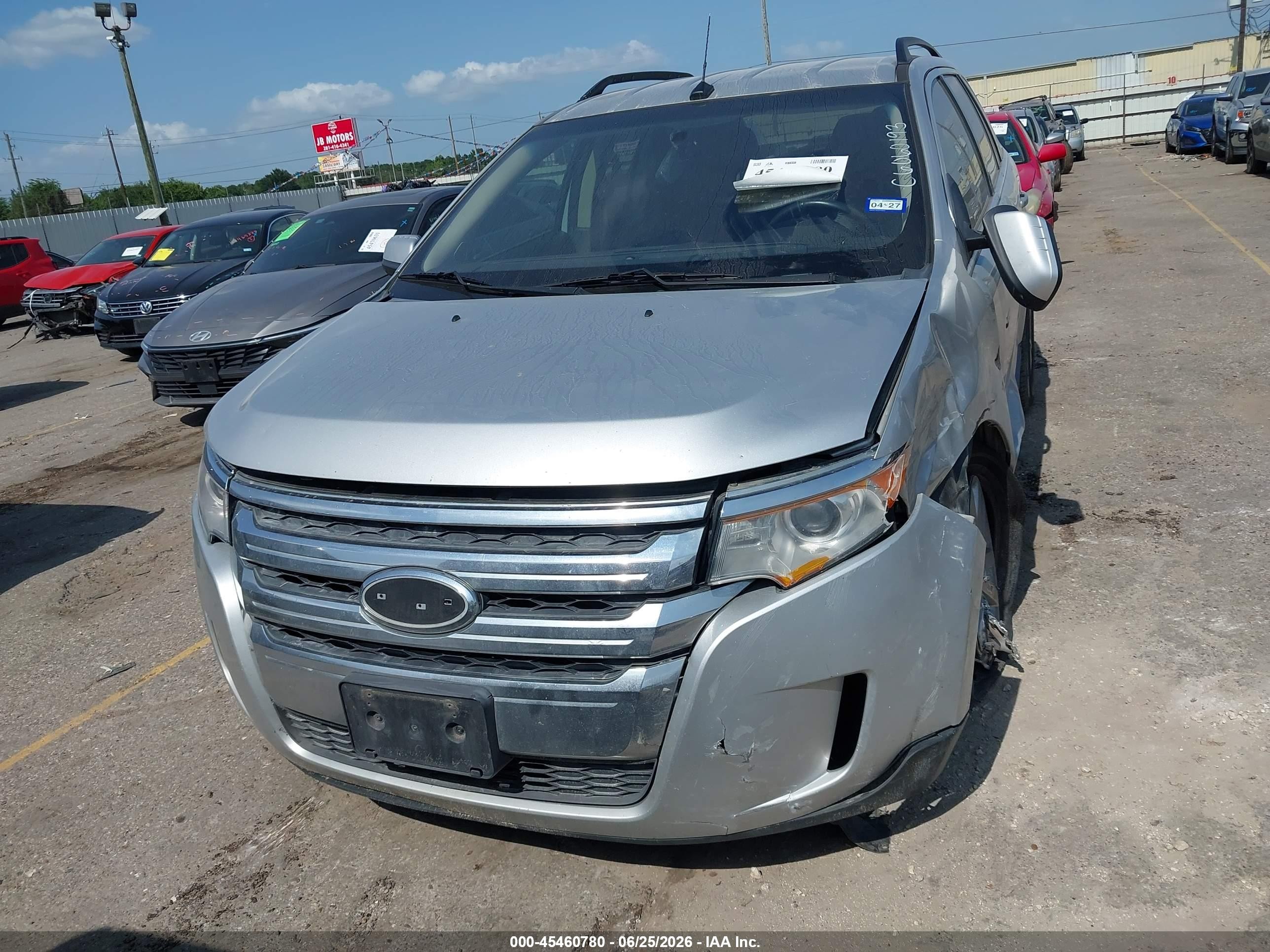 2014 Ford Edge Limited Silver vin: 2FMDK3KC0EBB24162