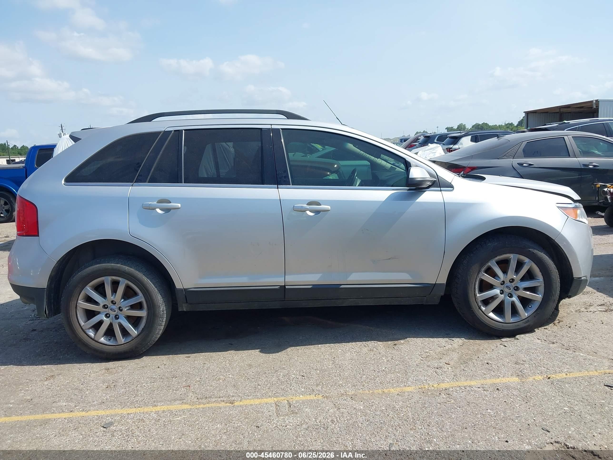 2014 Ford Edge Limited Silver vin: 2FMDK3KC0EBB24162