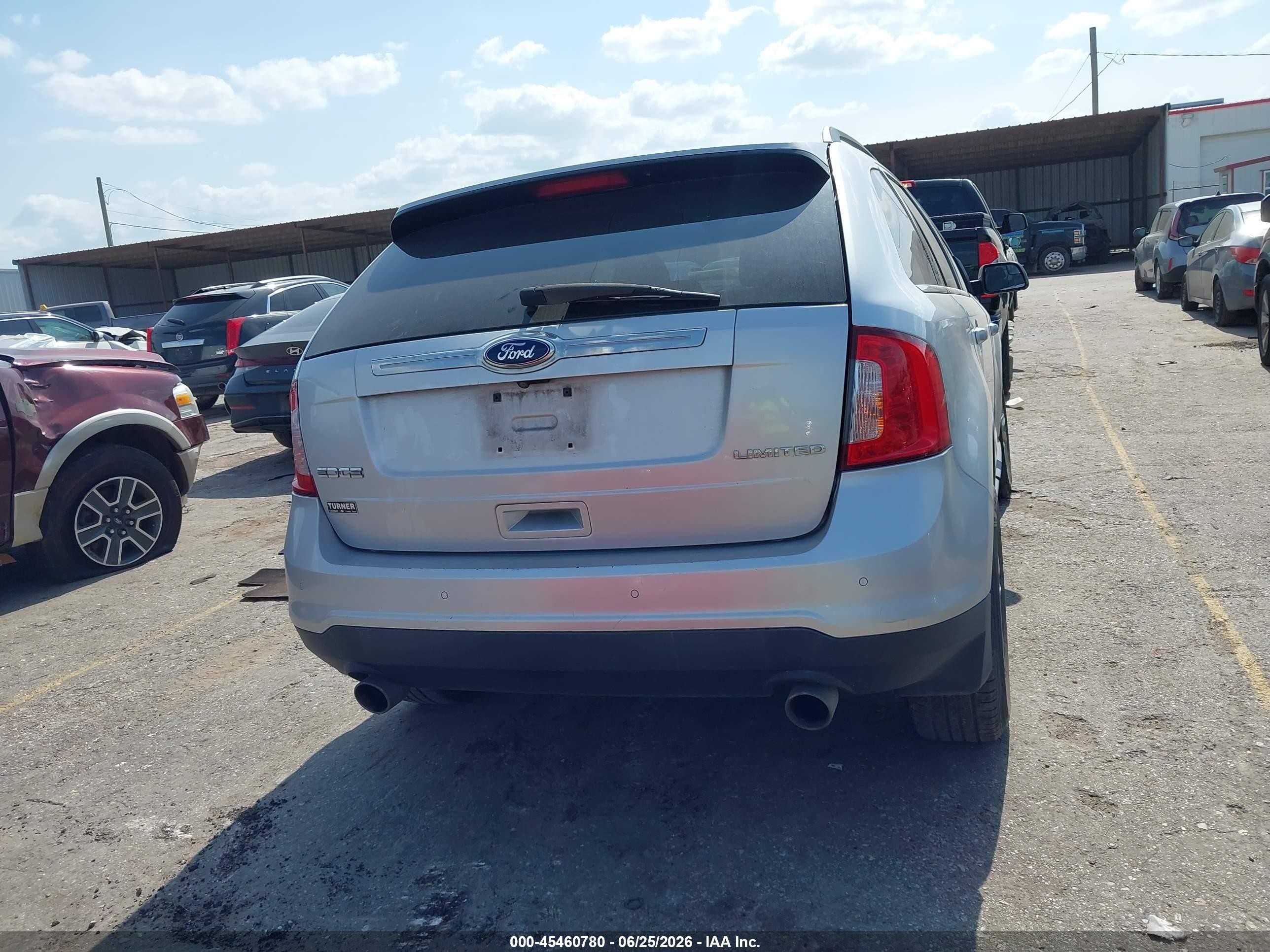 2014 Ford Edge Limited Silver vin: 2FMDK3KC0EBB24162