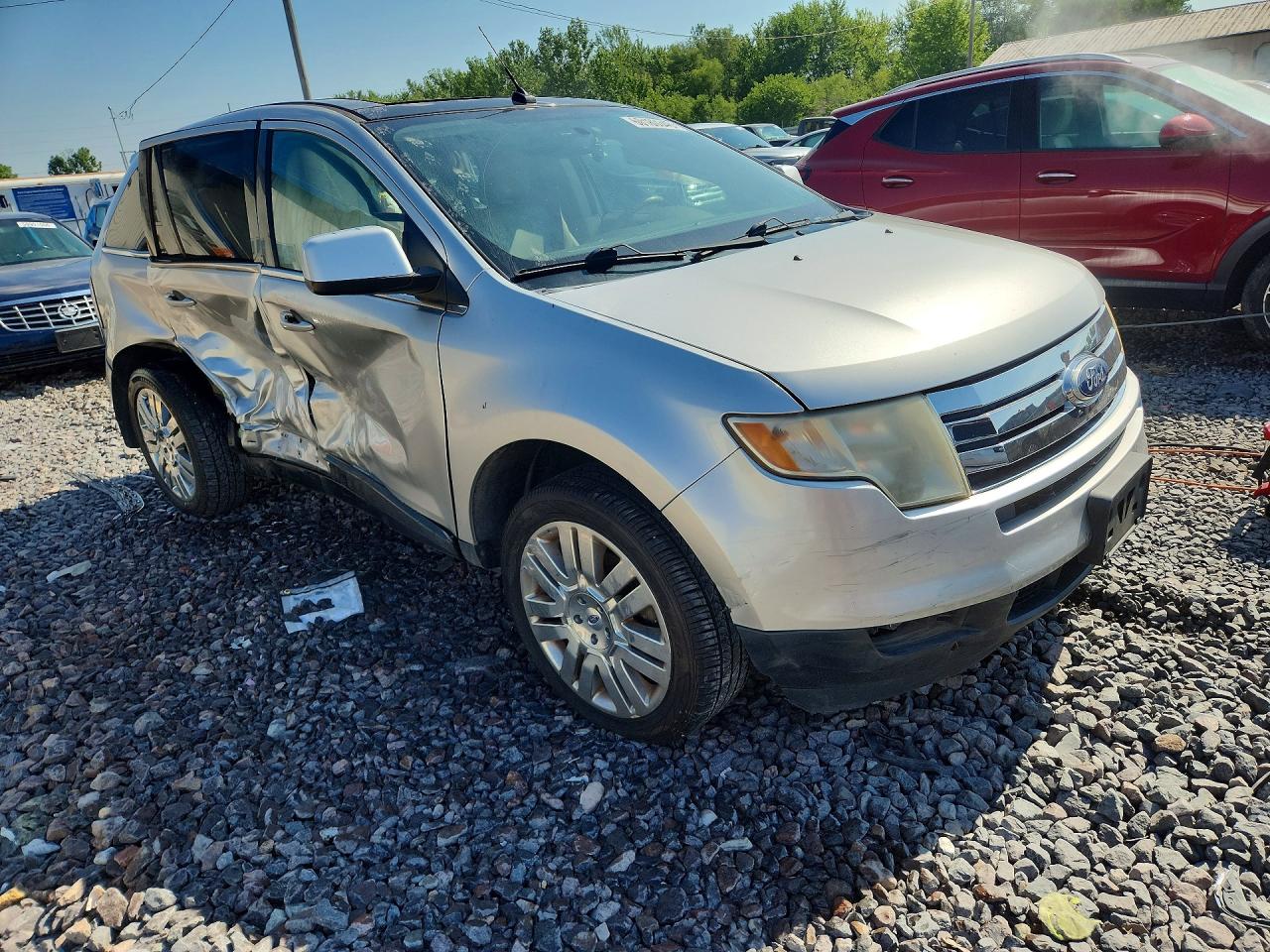 2010 Ford Edge Limited Silver vin: 2FMDK3KC1ABB68312