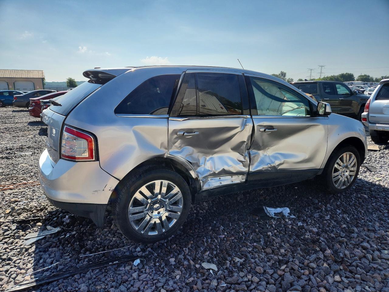 2010 Ford Edge Limited Silver vin: 2FMDK3KC1ABB68312