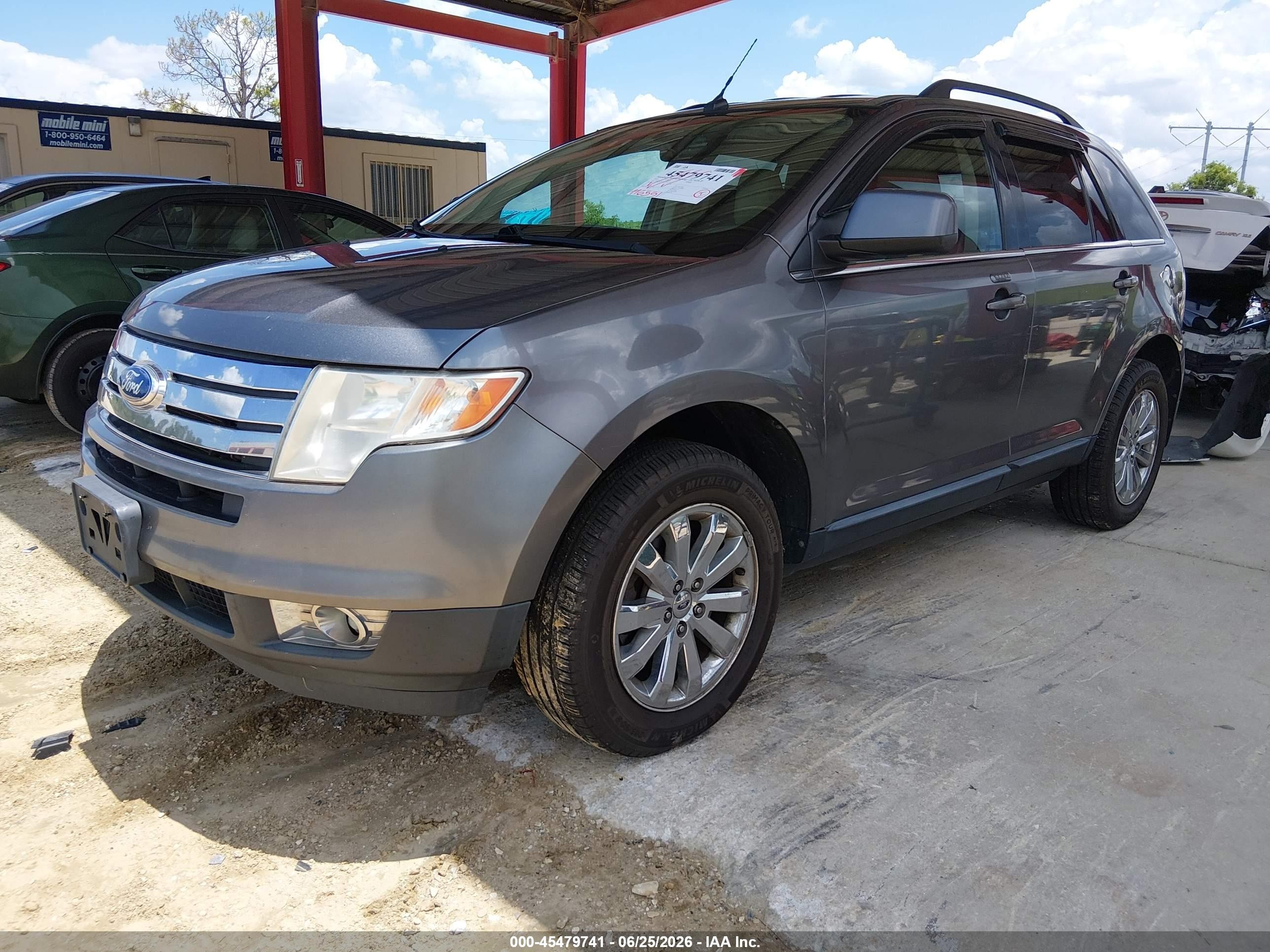 2010 Ford Edge Limited Серый vin: 2FMDK3KC1ABB70710