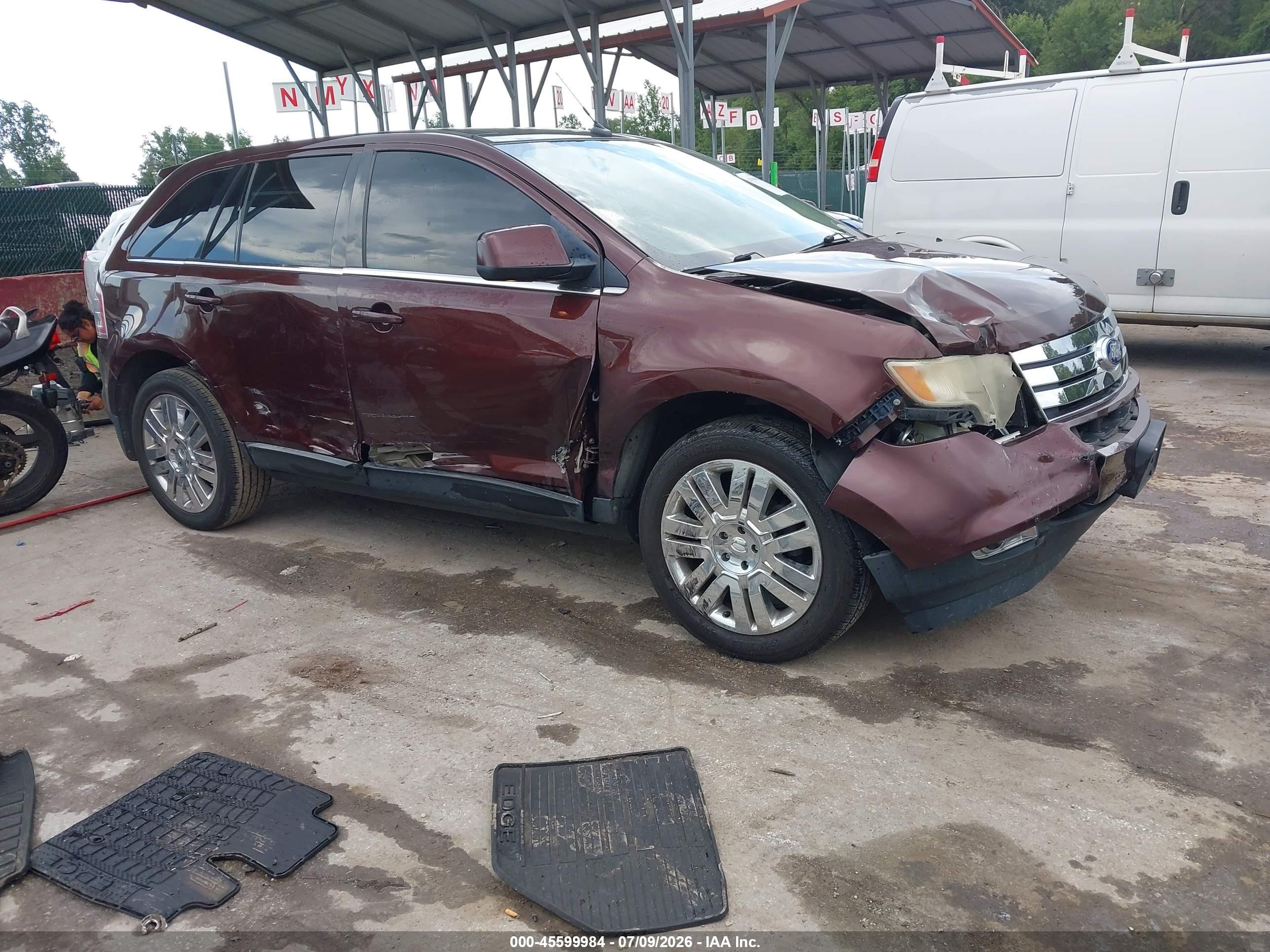 2010 Ford Edge Limited Brown vin: 2FMDK3KC1ABB72506