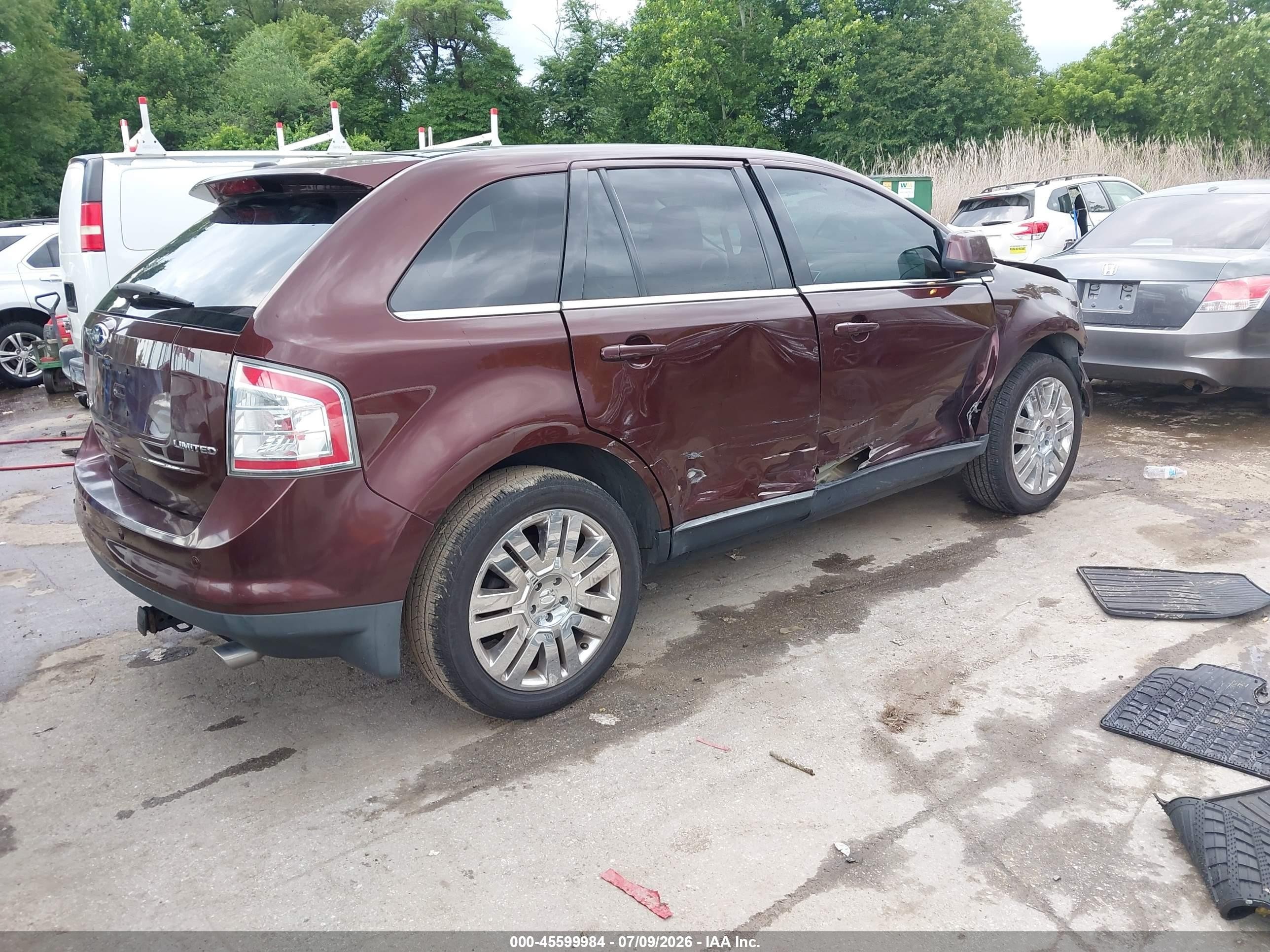 2010 Ford Edge Limited Brown vin: 2FMDK3KC1ABB72506