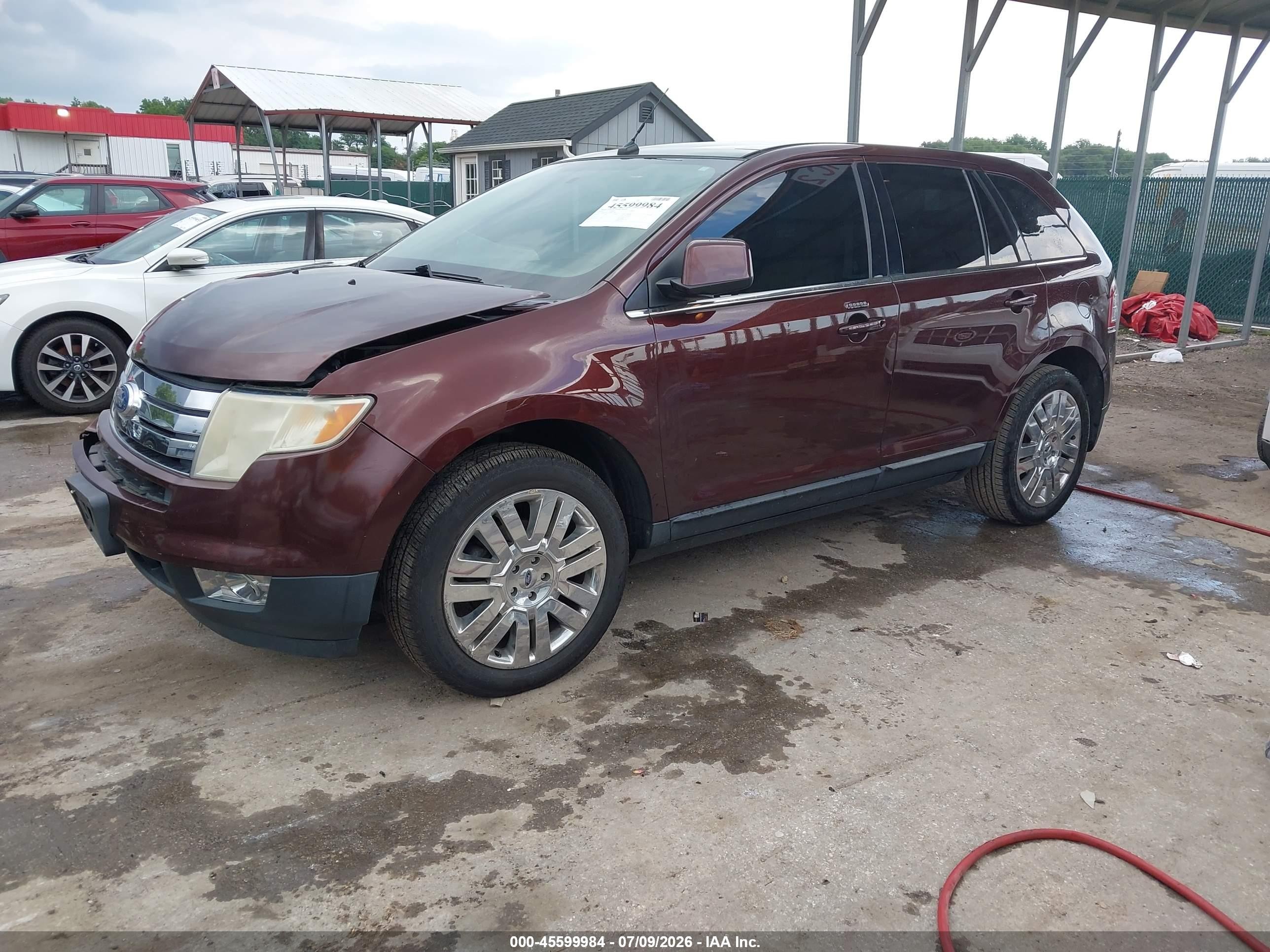 2010 Ford Edge Limited Brown vin: 2FMDK3KC1ABB72506