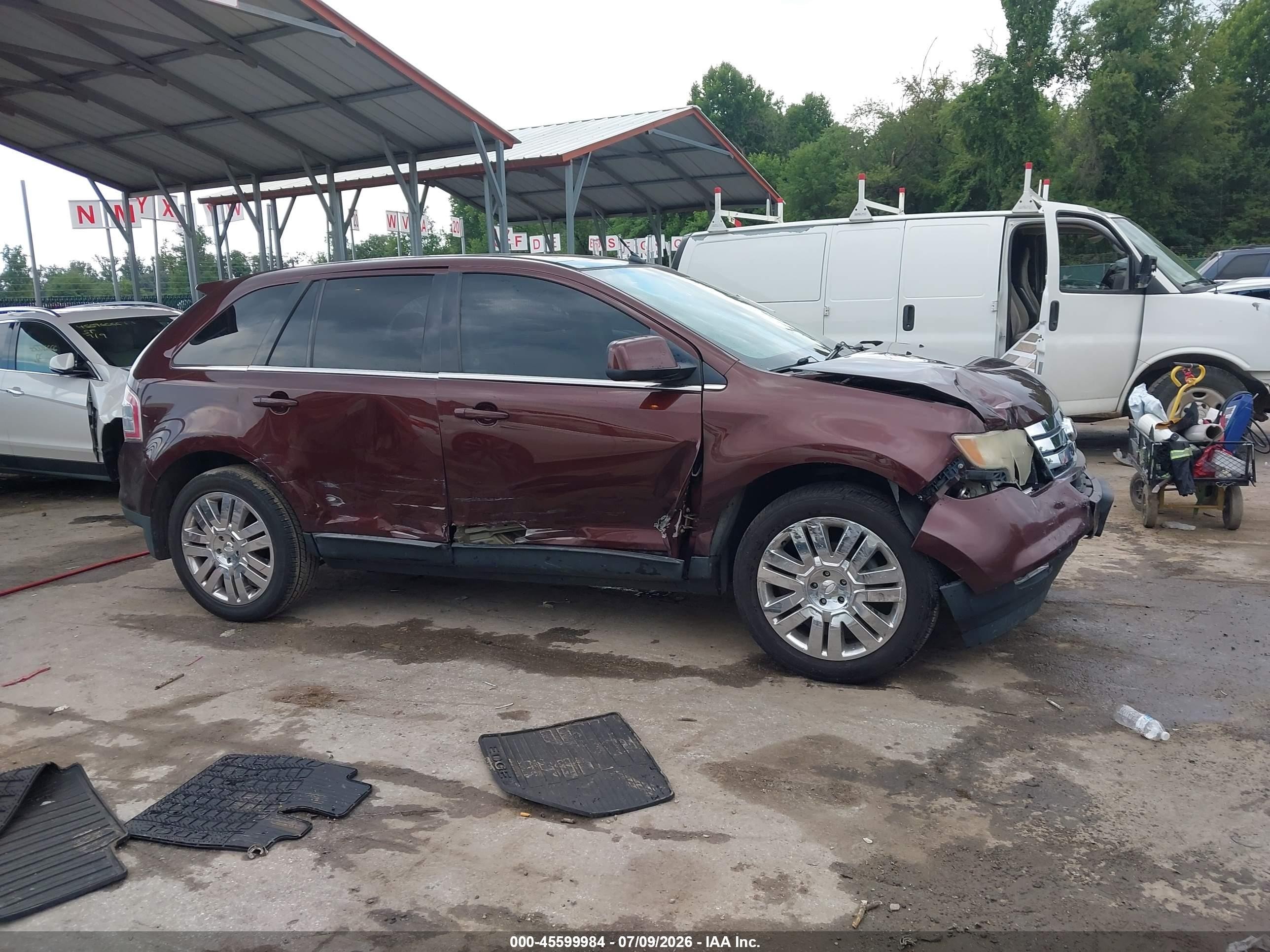 2010 Ford Edge Limited Brown vin: 2FMDK3KC1ABB72506