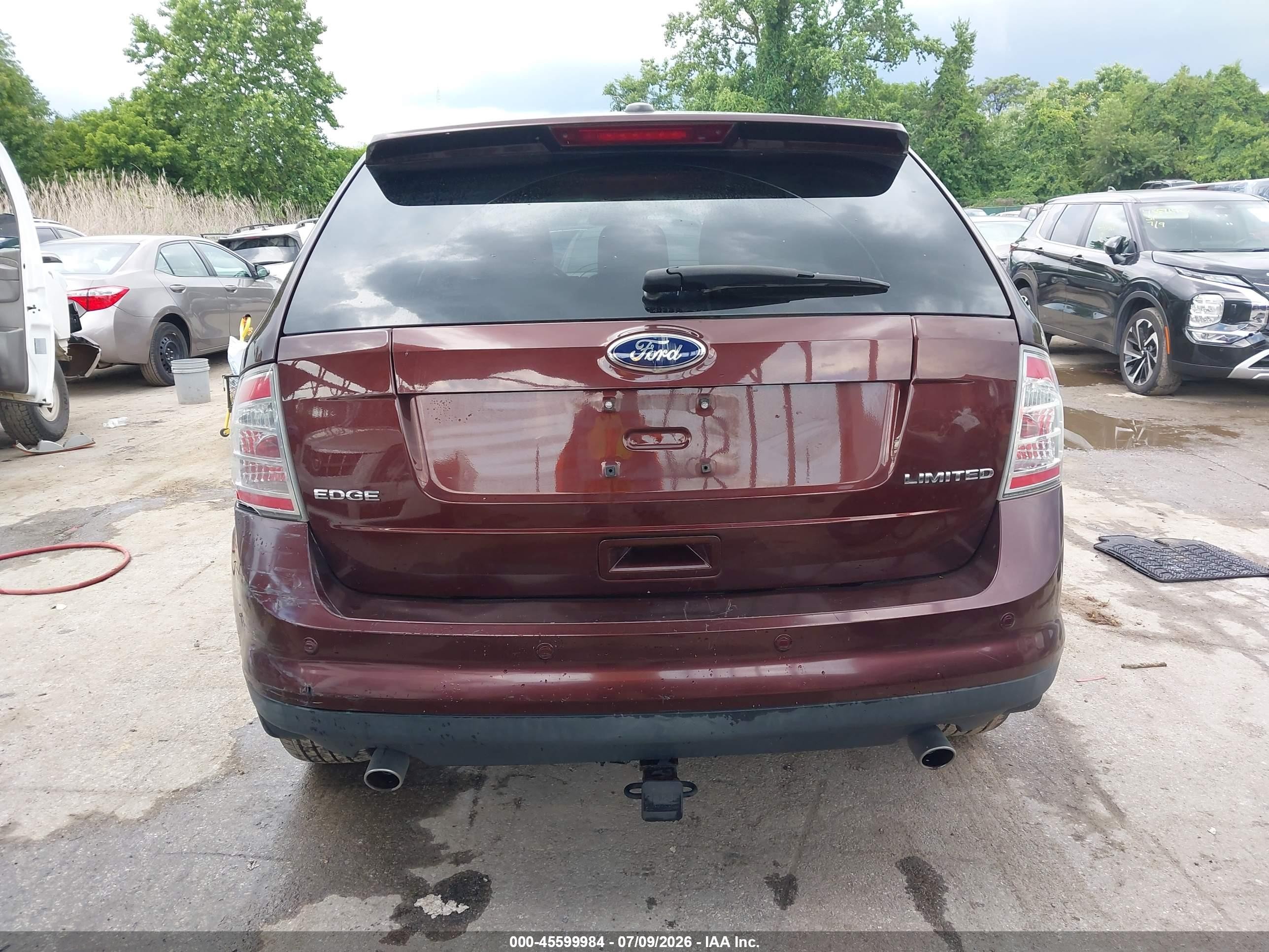 2010 Ford Edge Limited Brown vin: 2FMDK3KC1ABB72506