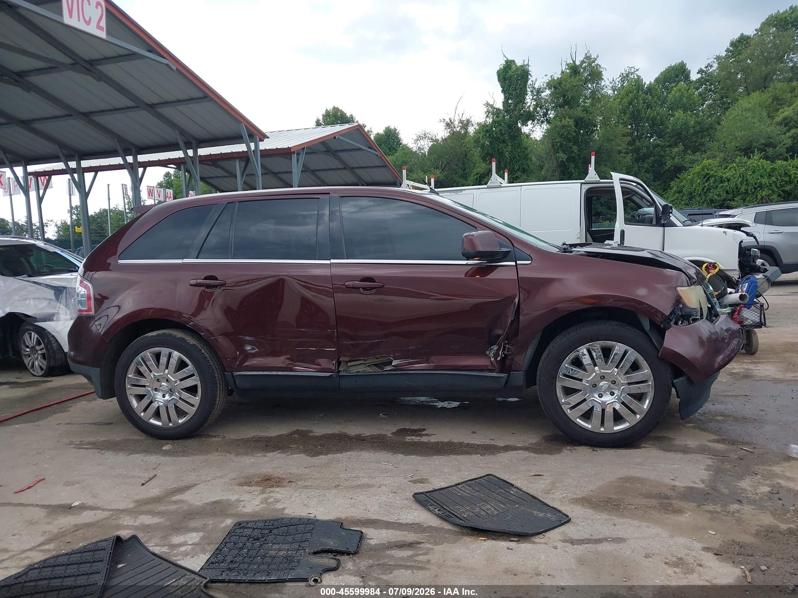 2010 Ford Edge Limited Brown vin: 2FMDK3KC1ABB72506