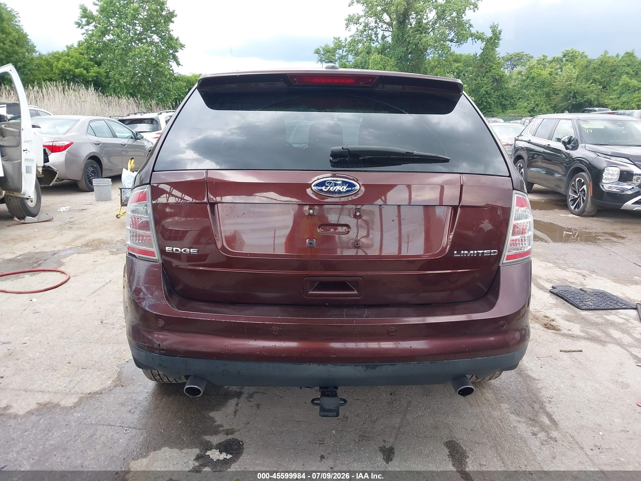 2010 Ford Edge Limited Brown vin: 2FMDK3KC1ABB72506