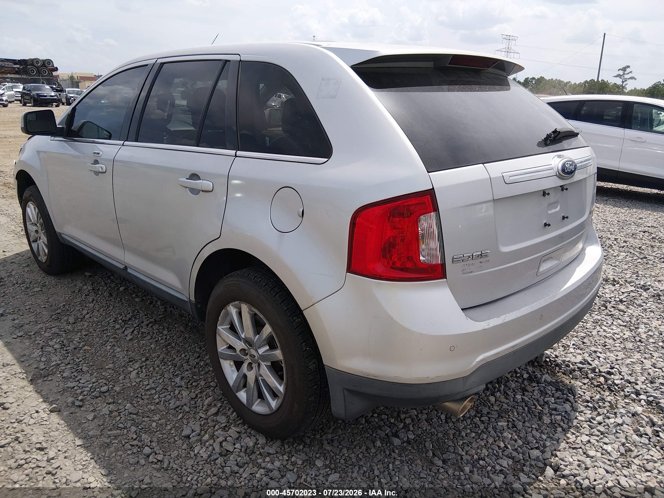 2011 Ford Edge Limited Silver vin: 2FMDK3KC1BBA08593