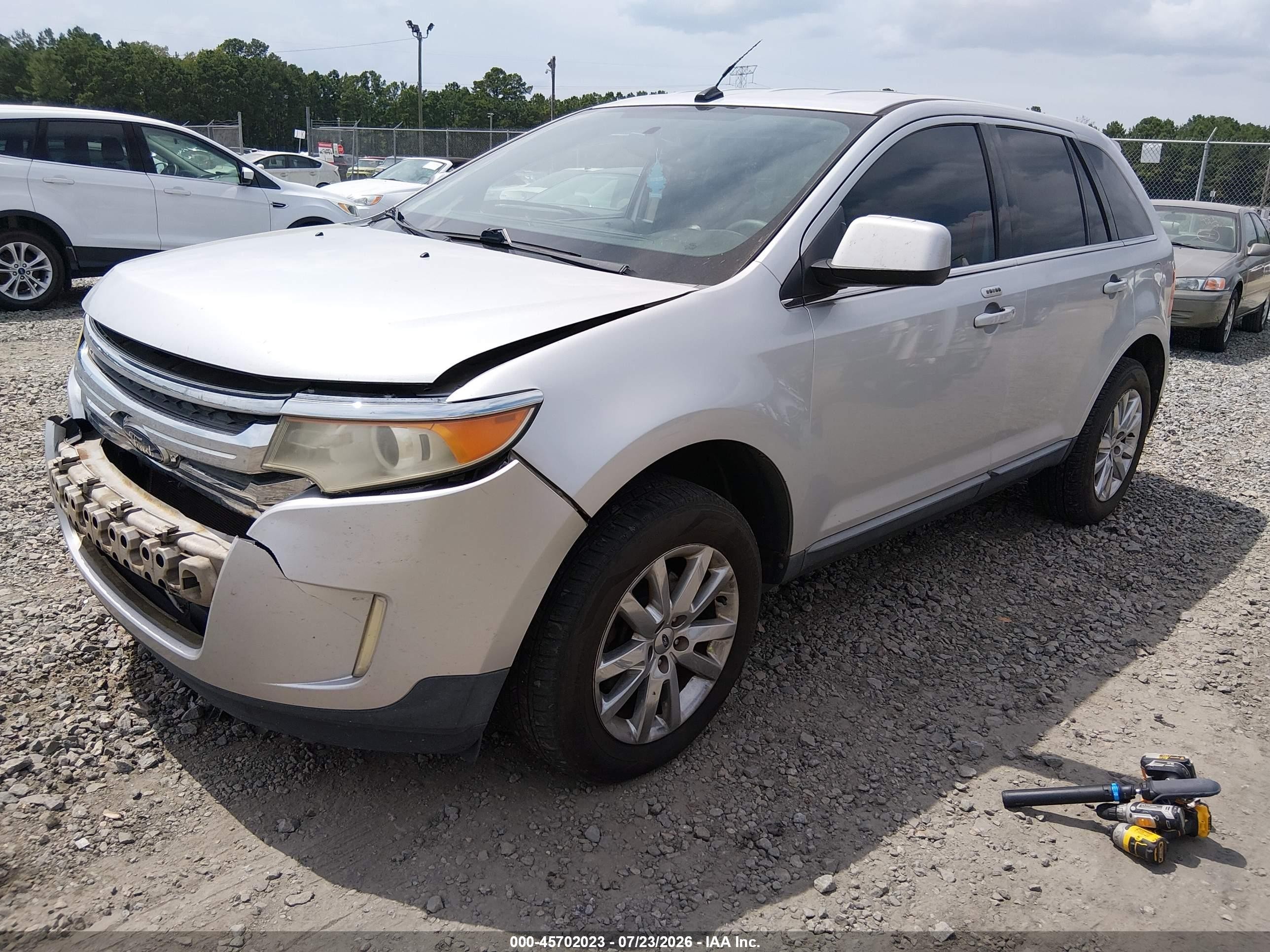 2011 Ford Edge Limited Silver vin: 2FMDK3KC1BBA08593