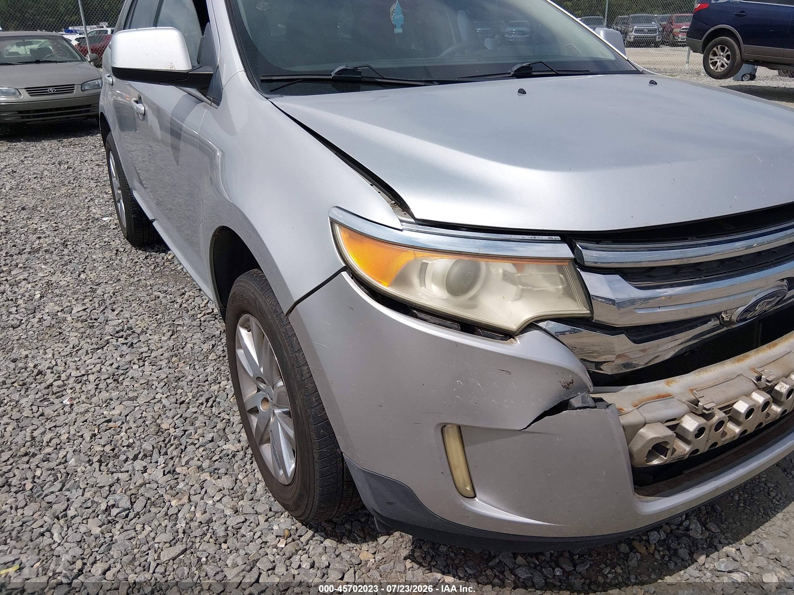 2011 Ford Edge Limited Silver vin: 2FMDK3KC1BBA08593