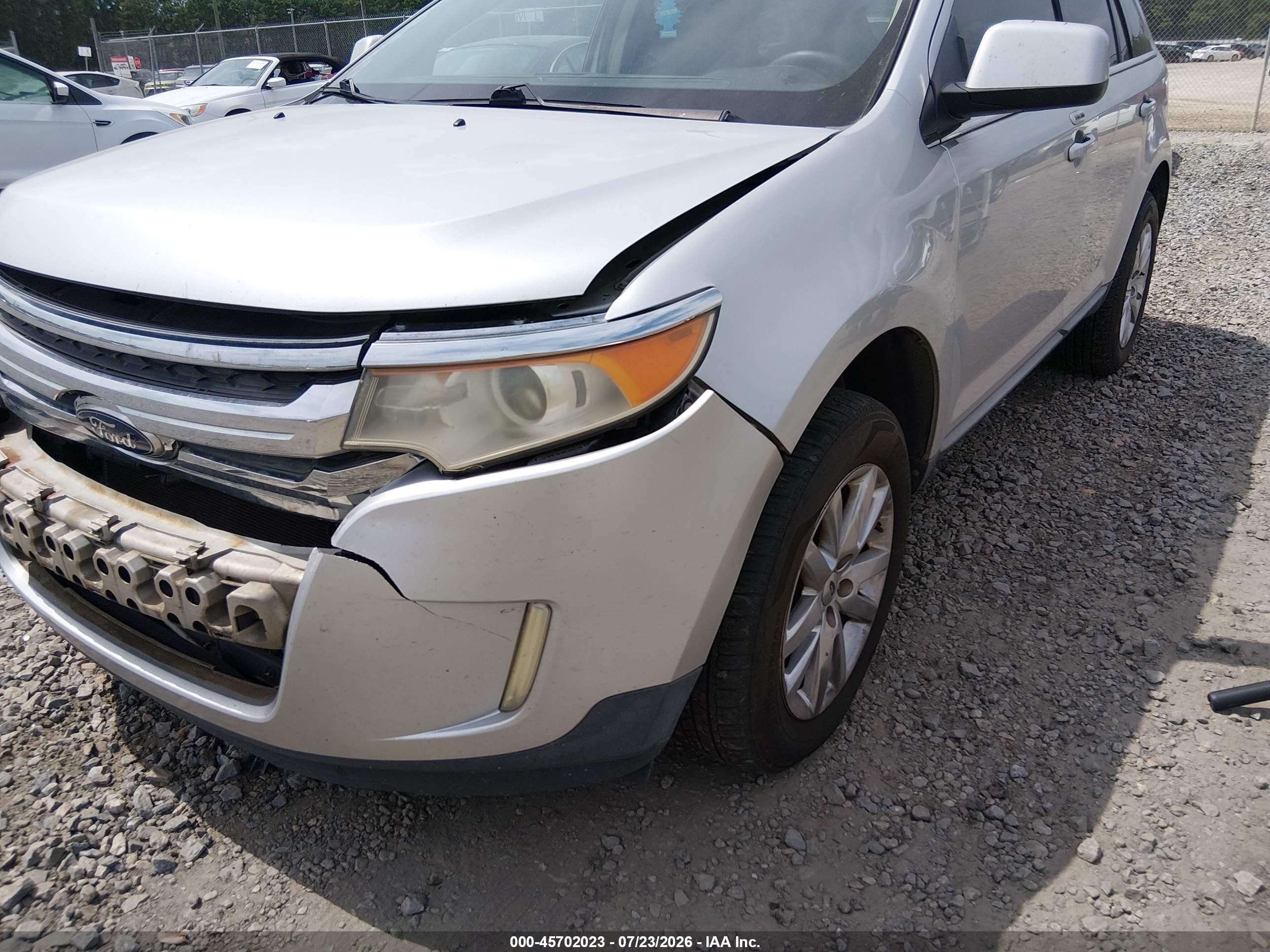 2011 Ford Edge Limited Silver vin: 2FMDK3KC1BBA08593