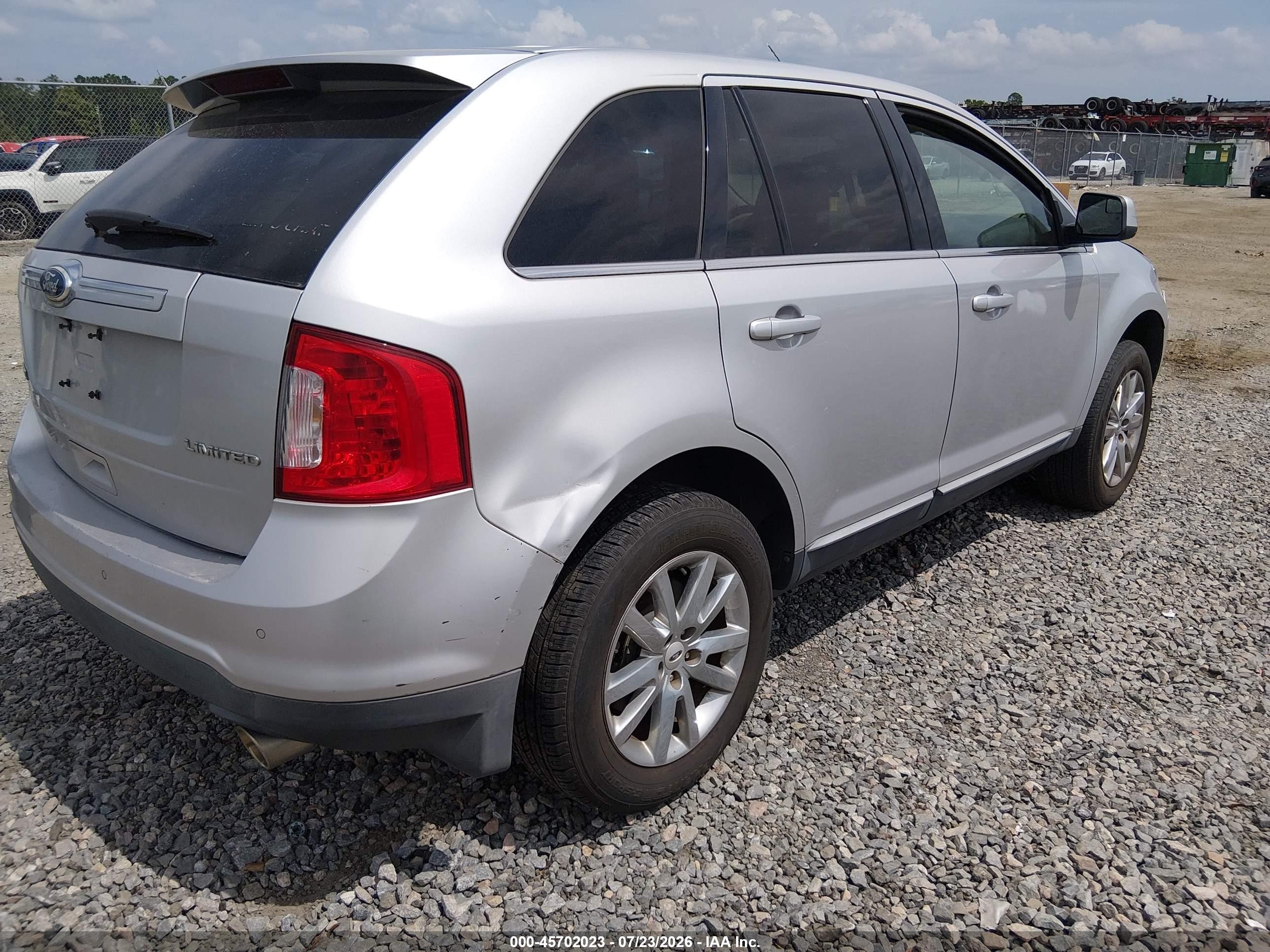 2011 Ford Edge Limited Silver vin: 2FMDK3KC1BBA08593