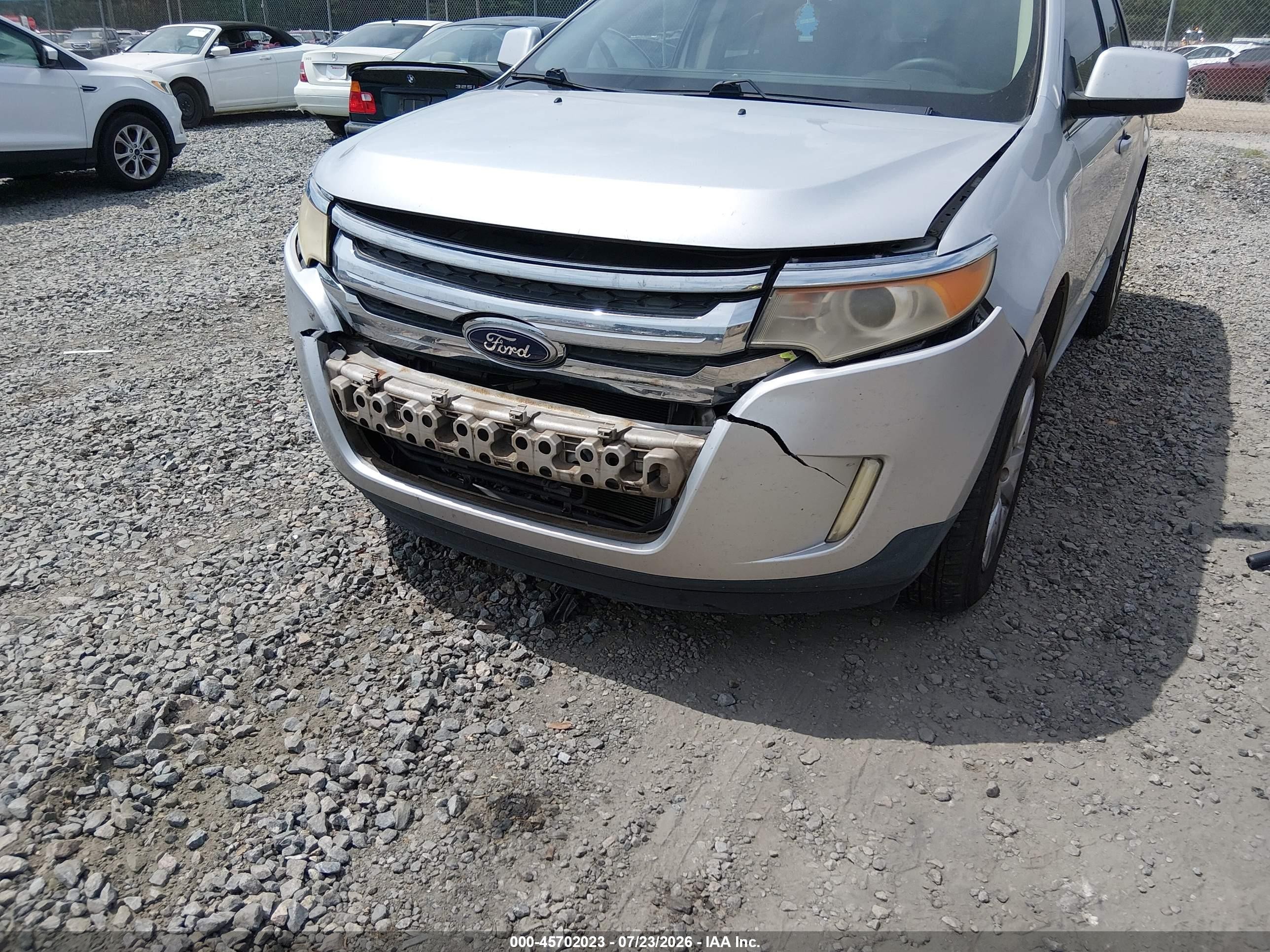 2011 Ford Edge Limited Silver vin: 2FMDK3KC1BBA08593