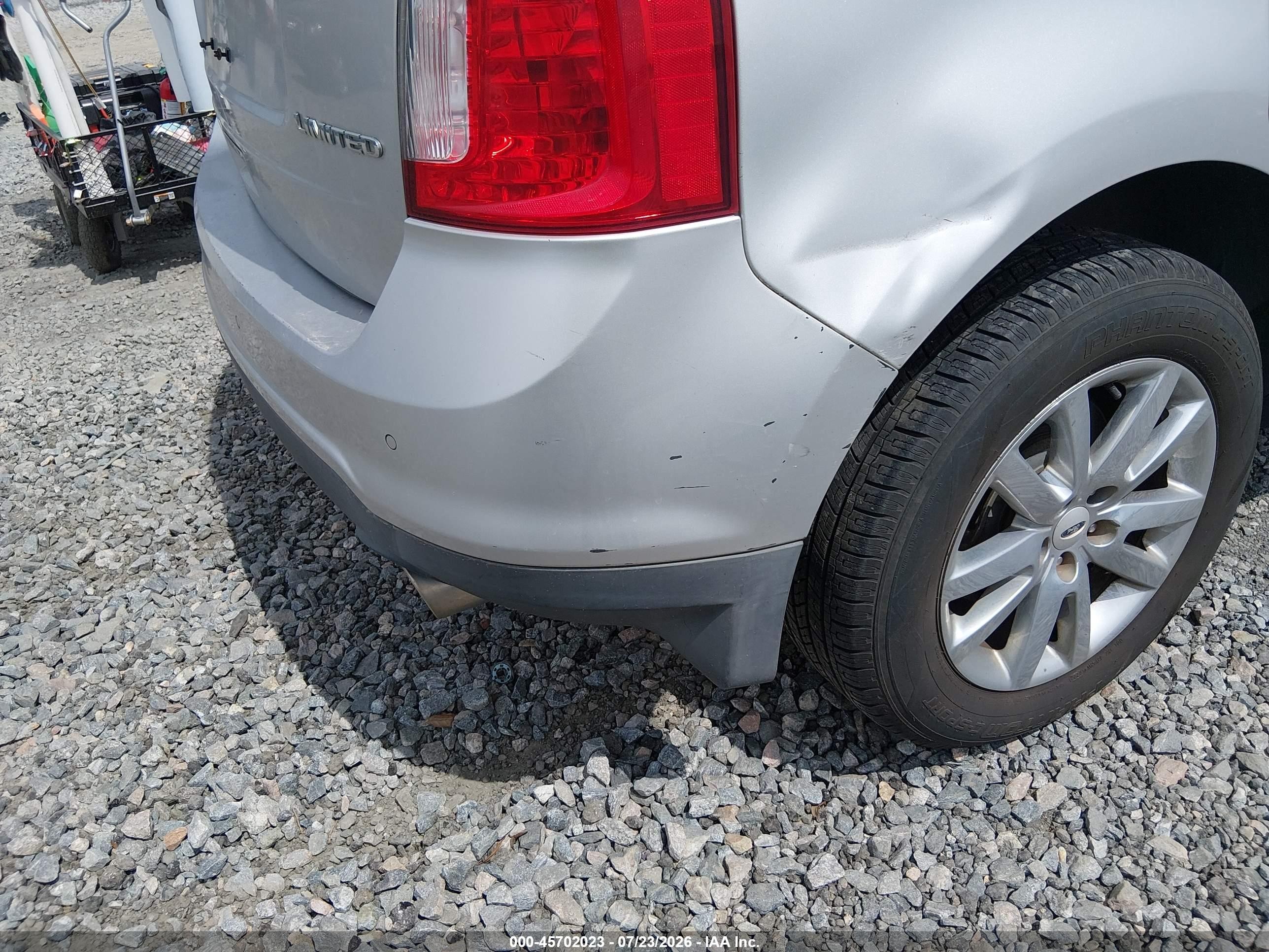 2011 Ford Edge Limited Silver vin: 2FMDK3KC1BBA08593